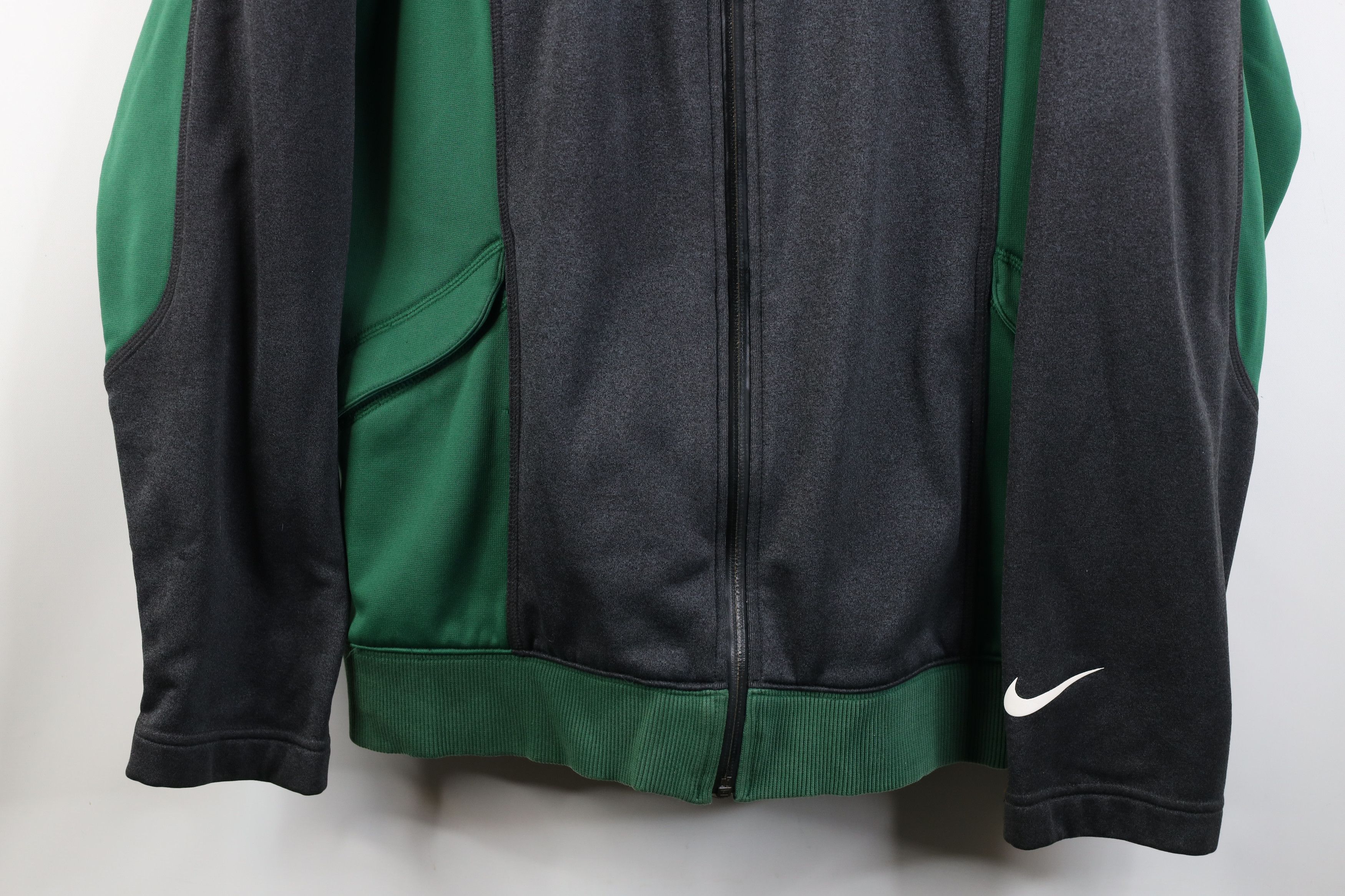 Nike Nike Spell Out Michigan State University Full Zip Jacket Size US L / EU 52-54 / 3 - 3 Thumbnail