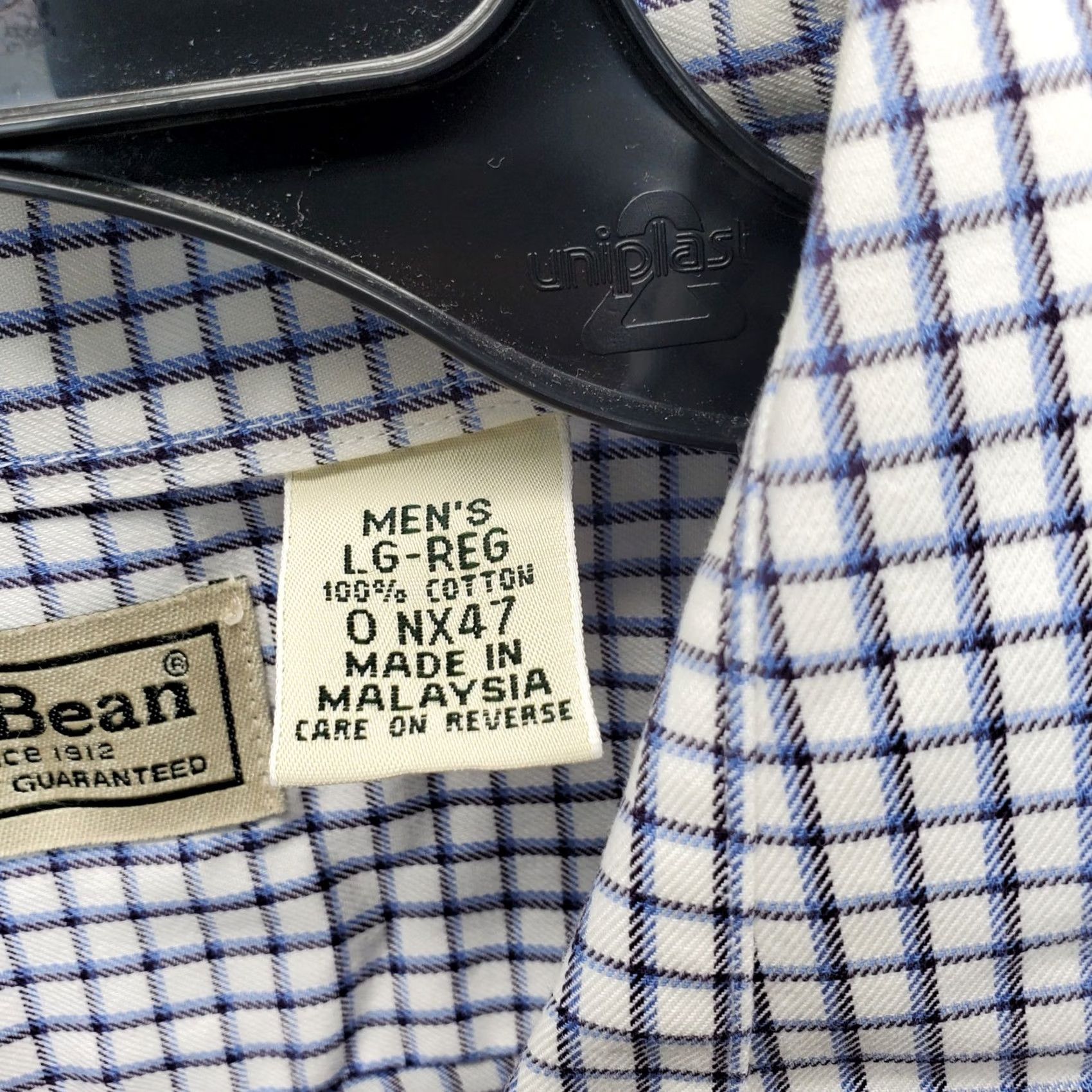 Vintage L.L. Bean Shirt Mens L Multi Checkered Wrinkle Resistant Collared Button Up Size US L / EU 52-54 / 3 - 5 Thumbnail