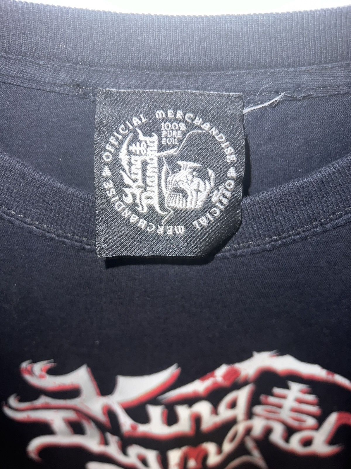 Vintage 00s Horror King Diamond Tee Size US M / EU 48-50 / 2 - 3 Thumbnail