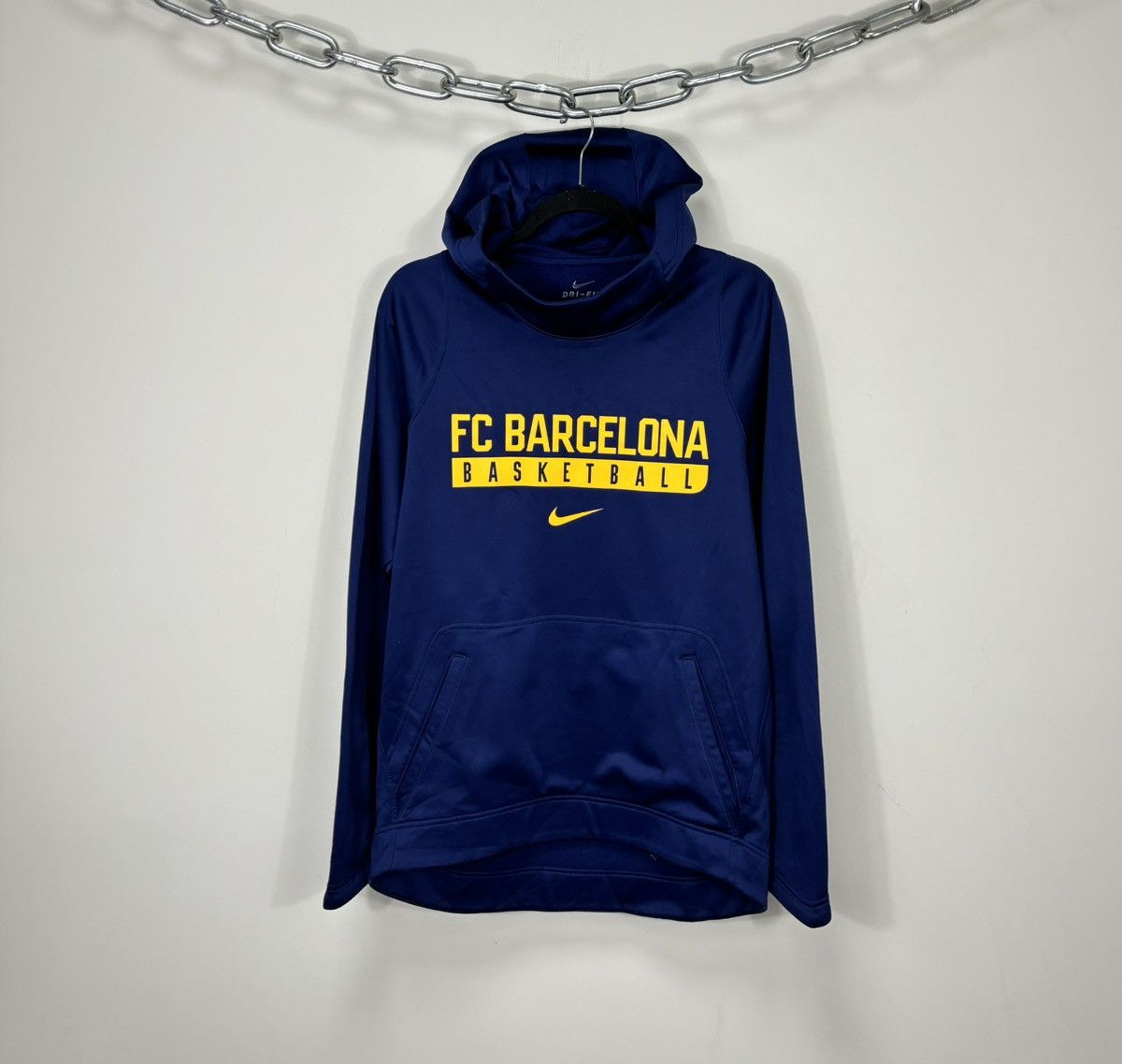 Nike Nike F.C. Barcelona Basketball Big Logo Hoodie Size US S / EU 44-46 / 1 - 1 Thumbnail