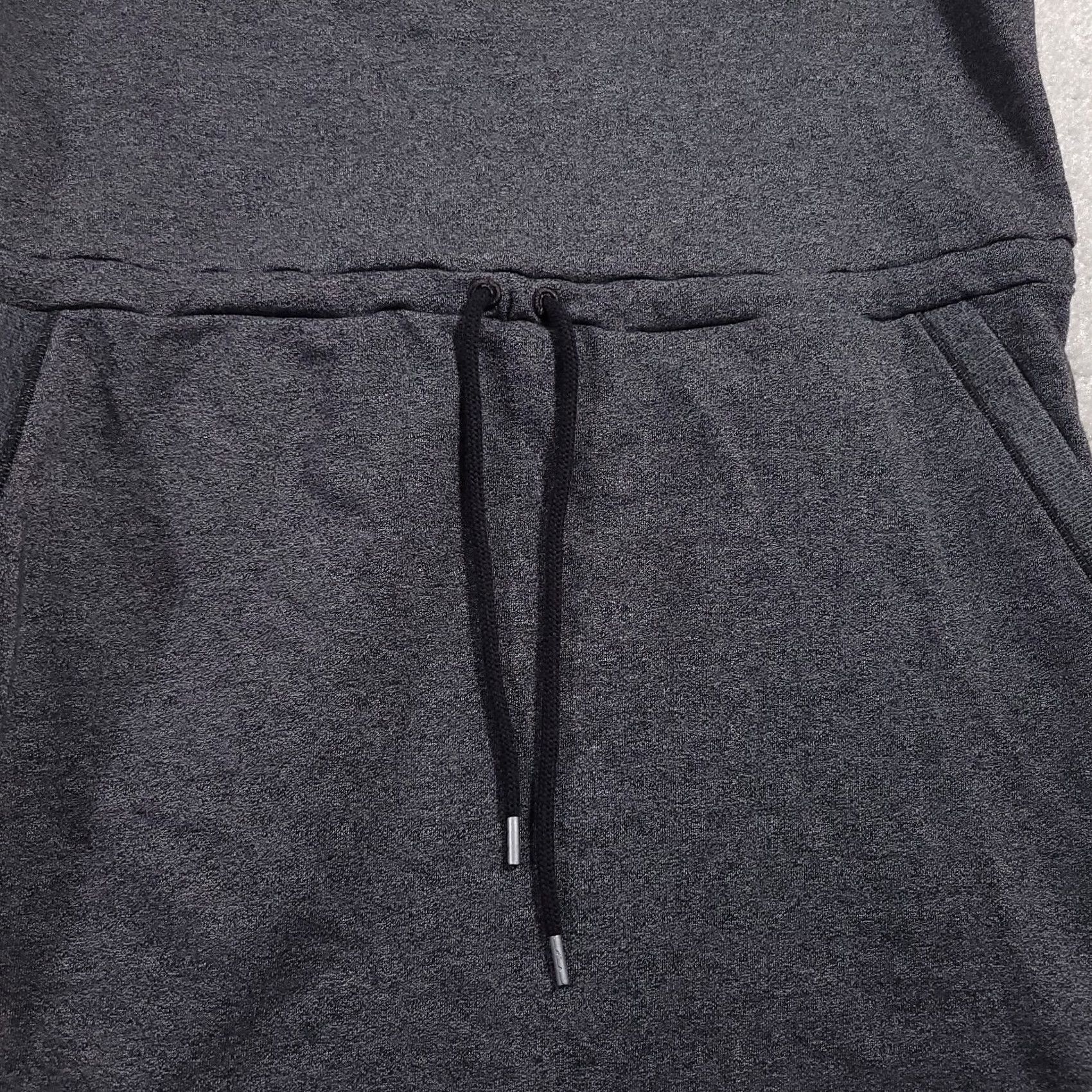 Under Armour Under Armour Threadborne Shoreline Terry Dress Women's Large Gray Pockets Cinch Tank Sleeveless Drawstring Waist Racer Back Size L / US 10 / IT 46 - 5 Thumbnail
