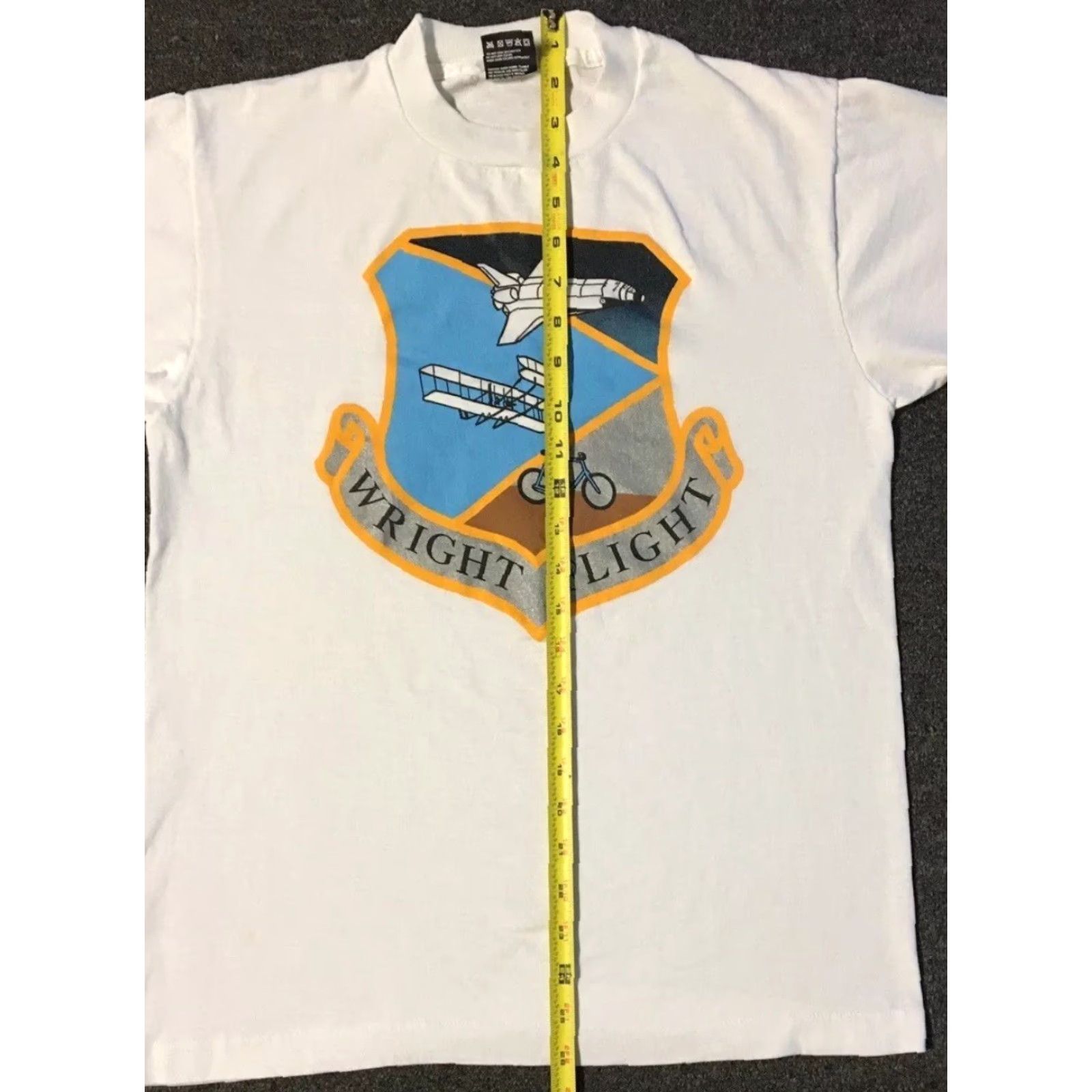 Vintage VINTAGE Wright Brothers Flight Shirt S USA Pilot Plane Flying 90s 80s Grunge Single Stitch T-Shirt Men White USA Plane Graphic Tee Size US S / EU 44-46 / 1 - 8 Thumbnail