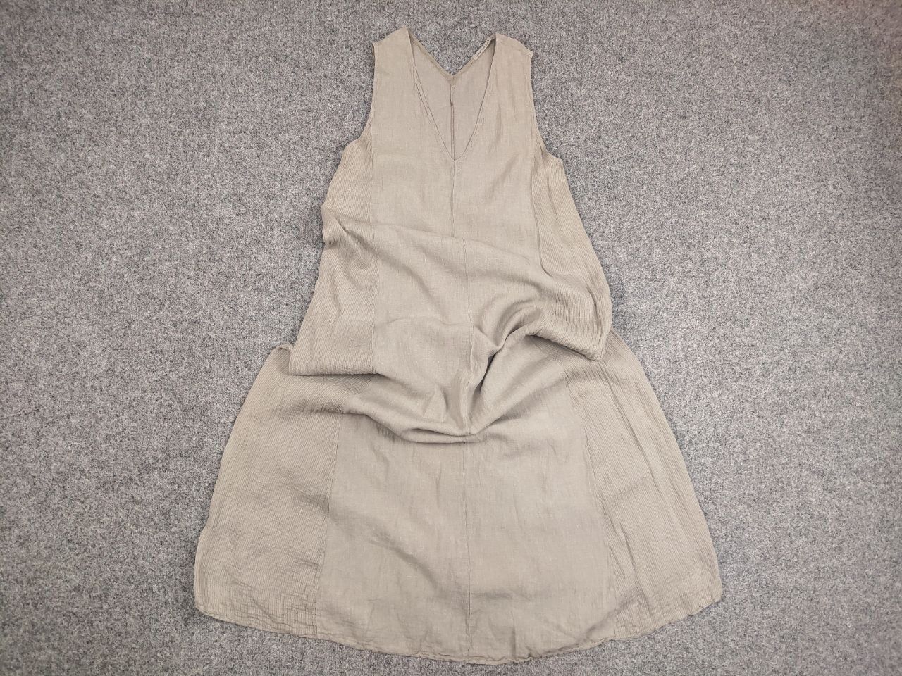 Transit Transit Par Such design Beige Linen A line Long Dress Size XL / US 12-14 / IT 48-50 - 6 Thumbnail
