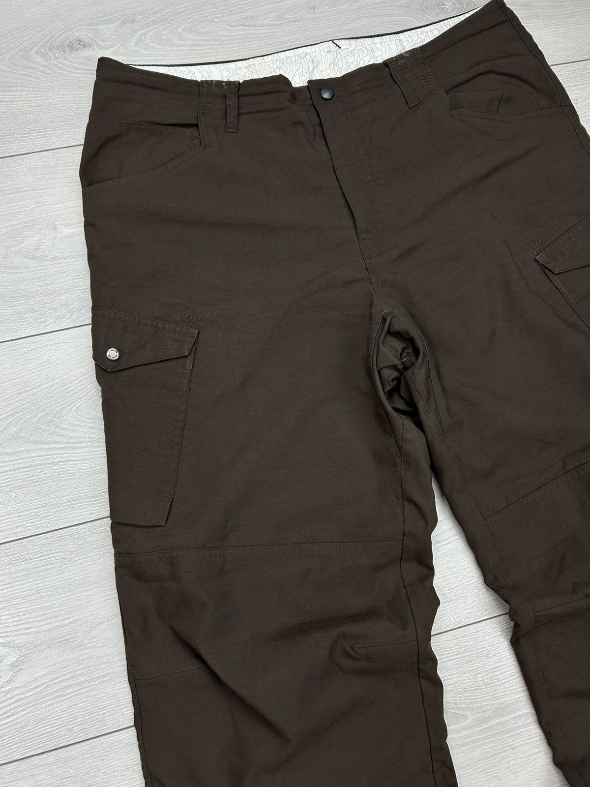 Nike ACG × Vintage Nike ACG Vintage Warm Cargo Pant Brown Size 36 Size US 36 / EU 52 - 5 Thumbnail