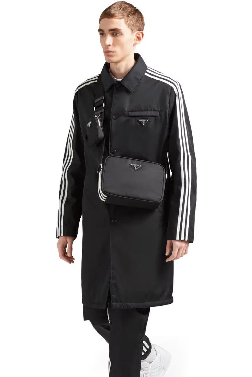 Adidas × Prada ❗️NEW❗️ Prada x adidas Re-Nylon Track Coat - Black Size US L / EU 52-54 / 3 - 2 Thumbnail