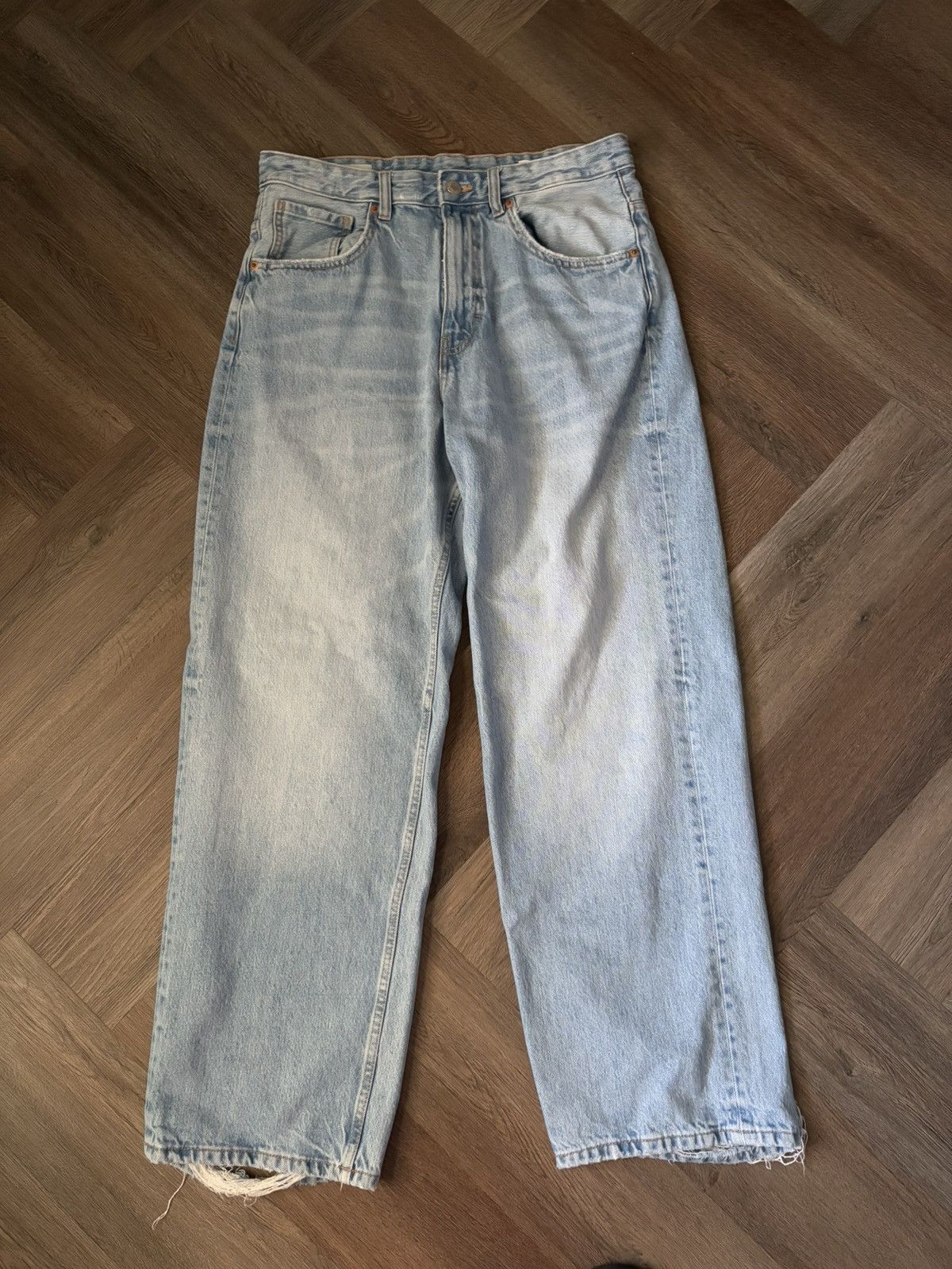 Zara Zara Baggy Fit Jeans With Rips Size US 32 / EU 48 - 1 Thumbnail