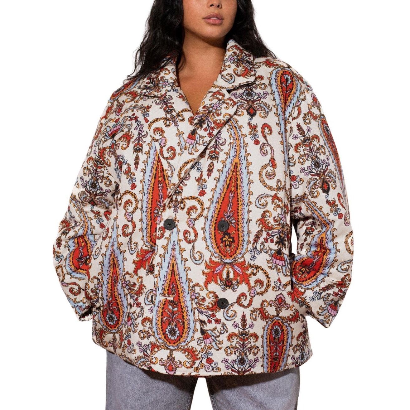 Mara Hoffman NWOT MARA HOFFMAN Levine Paisley Quilted Coat sz 3X Size 3XL / US 20-22 - 4 Thumbnail