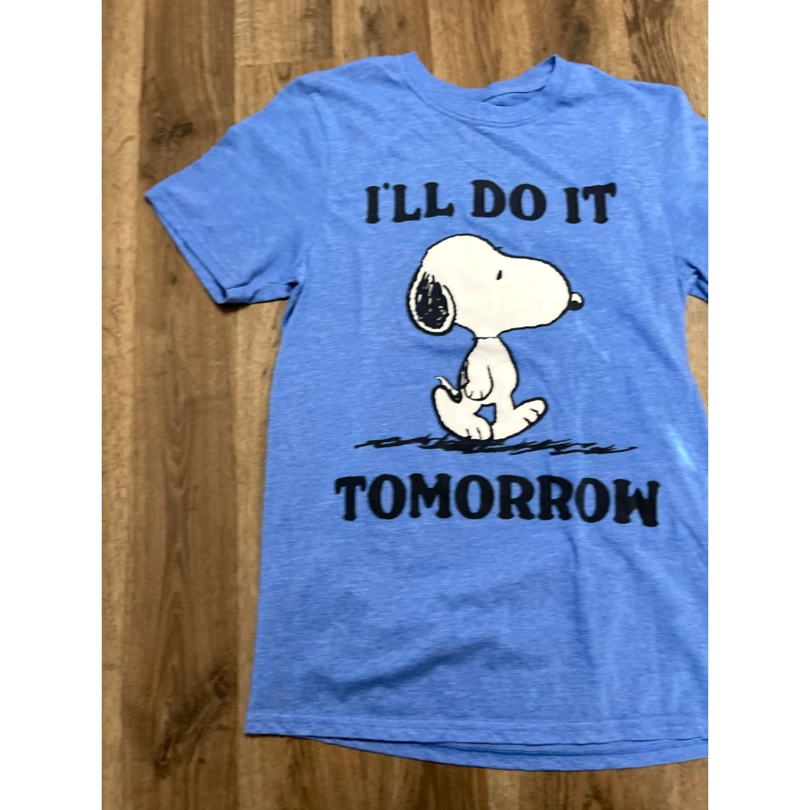 Peanuts Peanuts Shirt Men's Size Small Blue "I'll Do It Tomorrow" Print Size US S / EU 44-46 / 1 - 3 Thumbnail