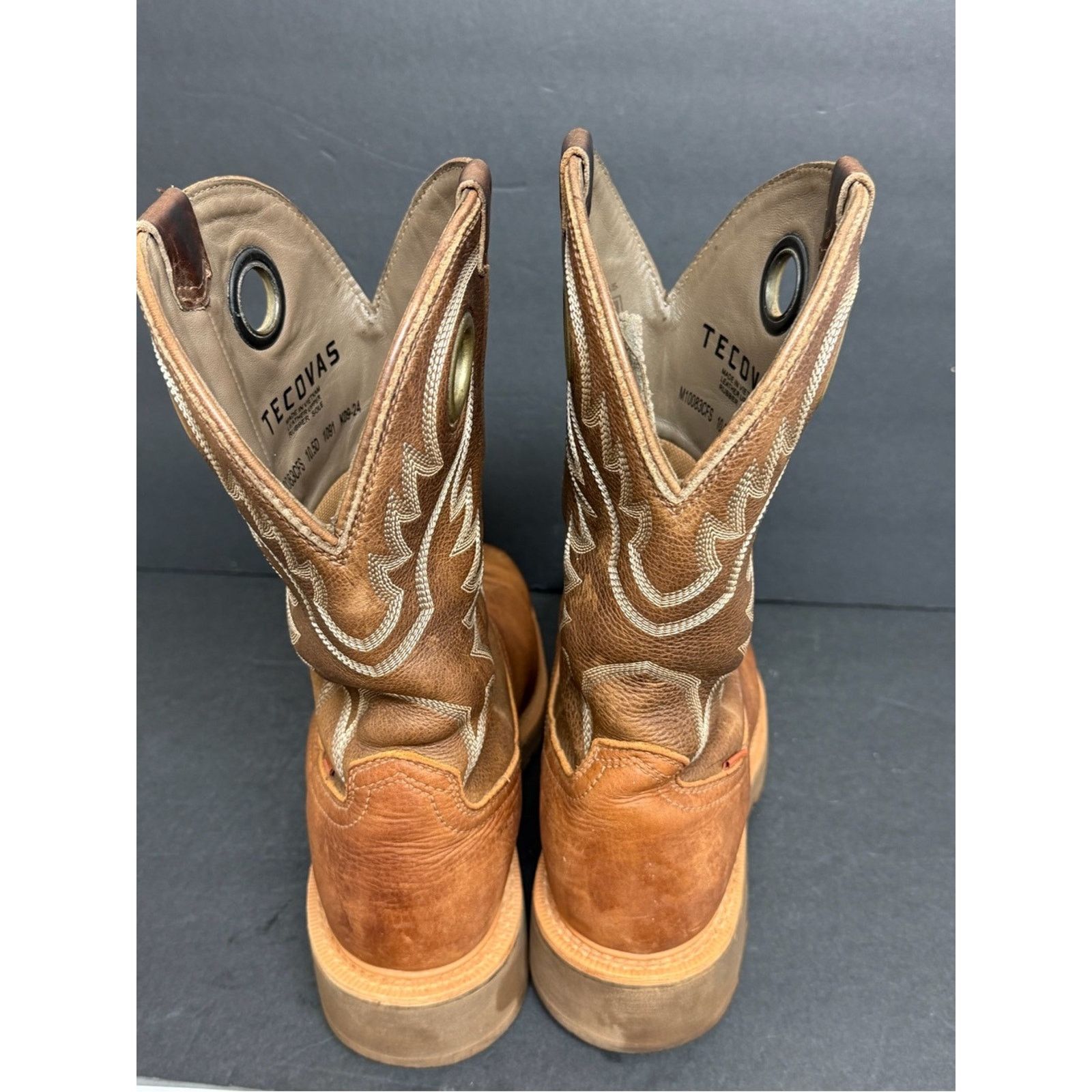 Tecovas Tecovas LongHaul Waterproof Square Composite Toe Boots 10.5D Size US 10.5 / EU 43-44 - 4 Thumbnail