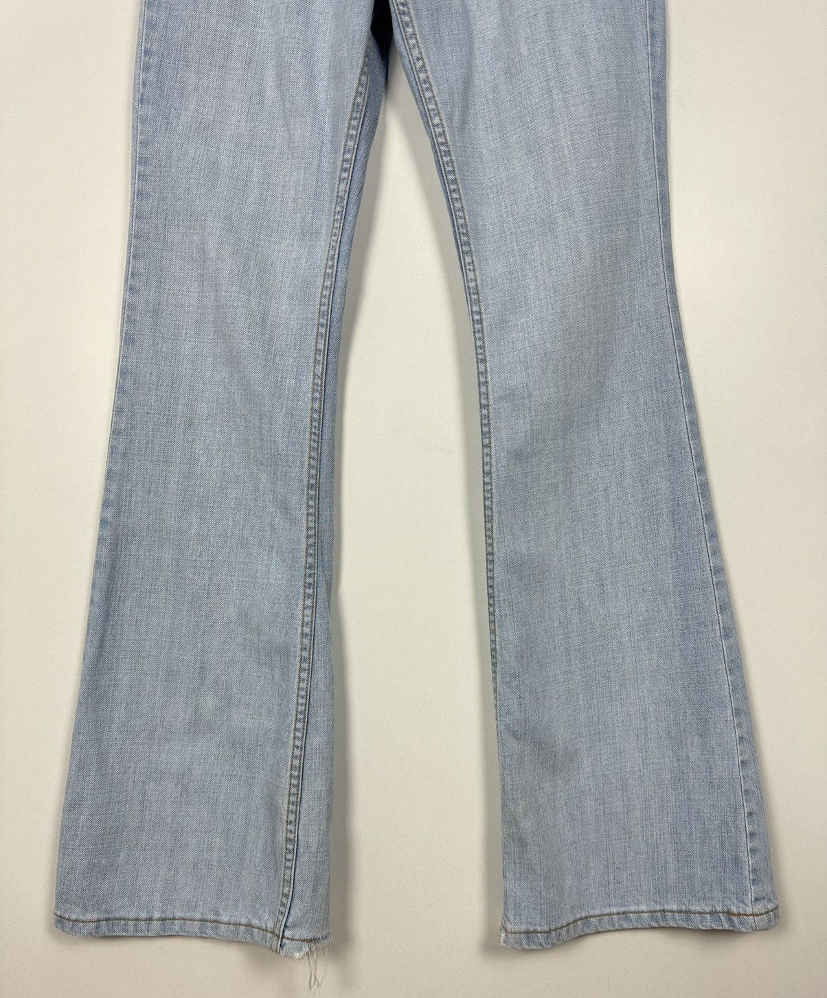 Lee Vintage Y2K 00s Lee Felton Flare Light Wash Denim Jeans Size US 29 - 6 Thumbnail