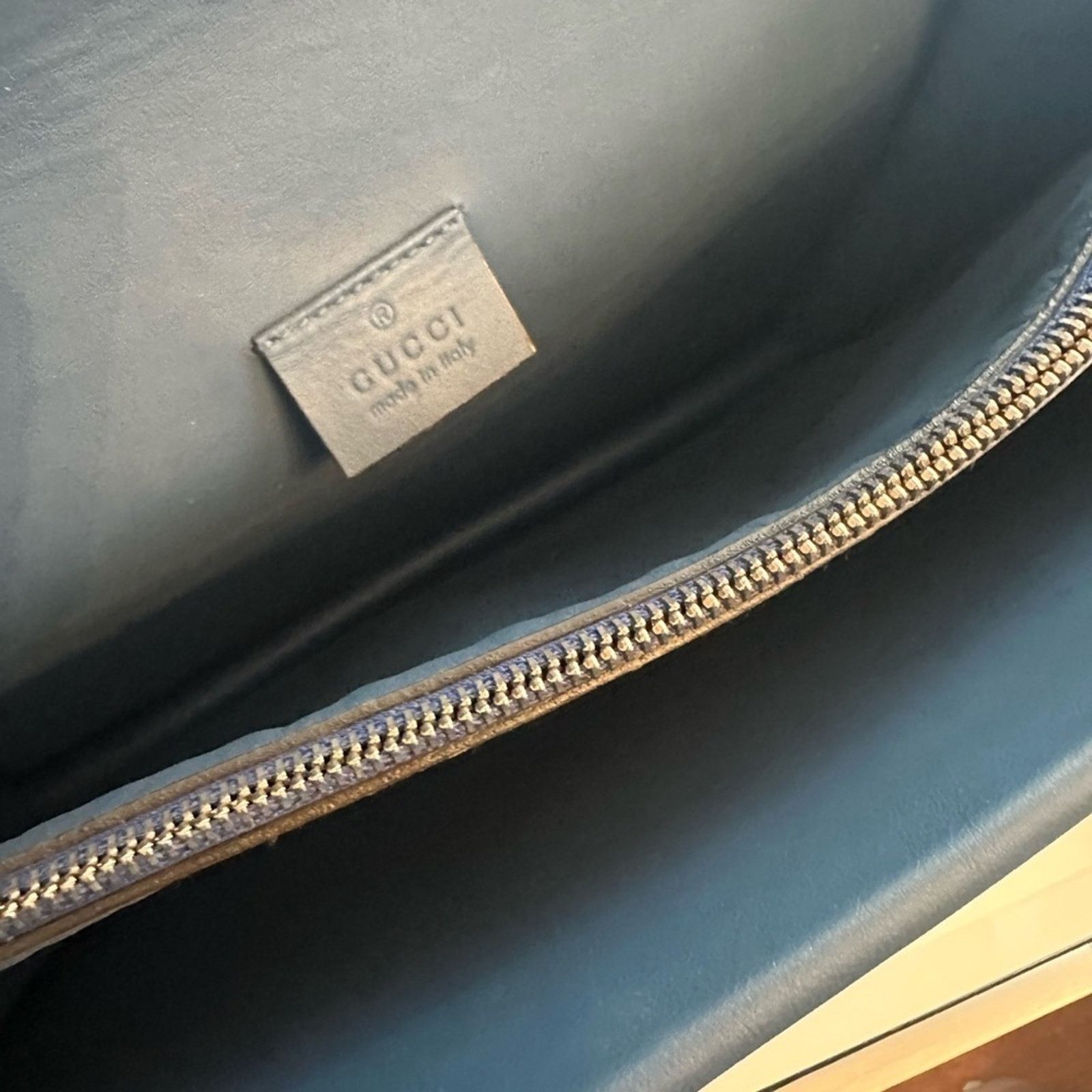 Gucci Gucci Dionysus Blue Suede Bag Size ONE SIZE - 7 Thumbnail