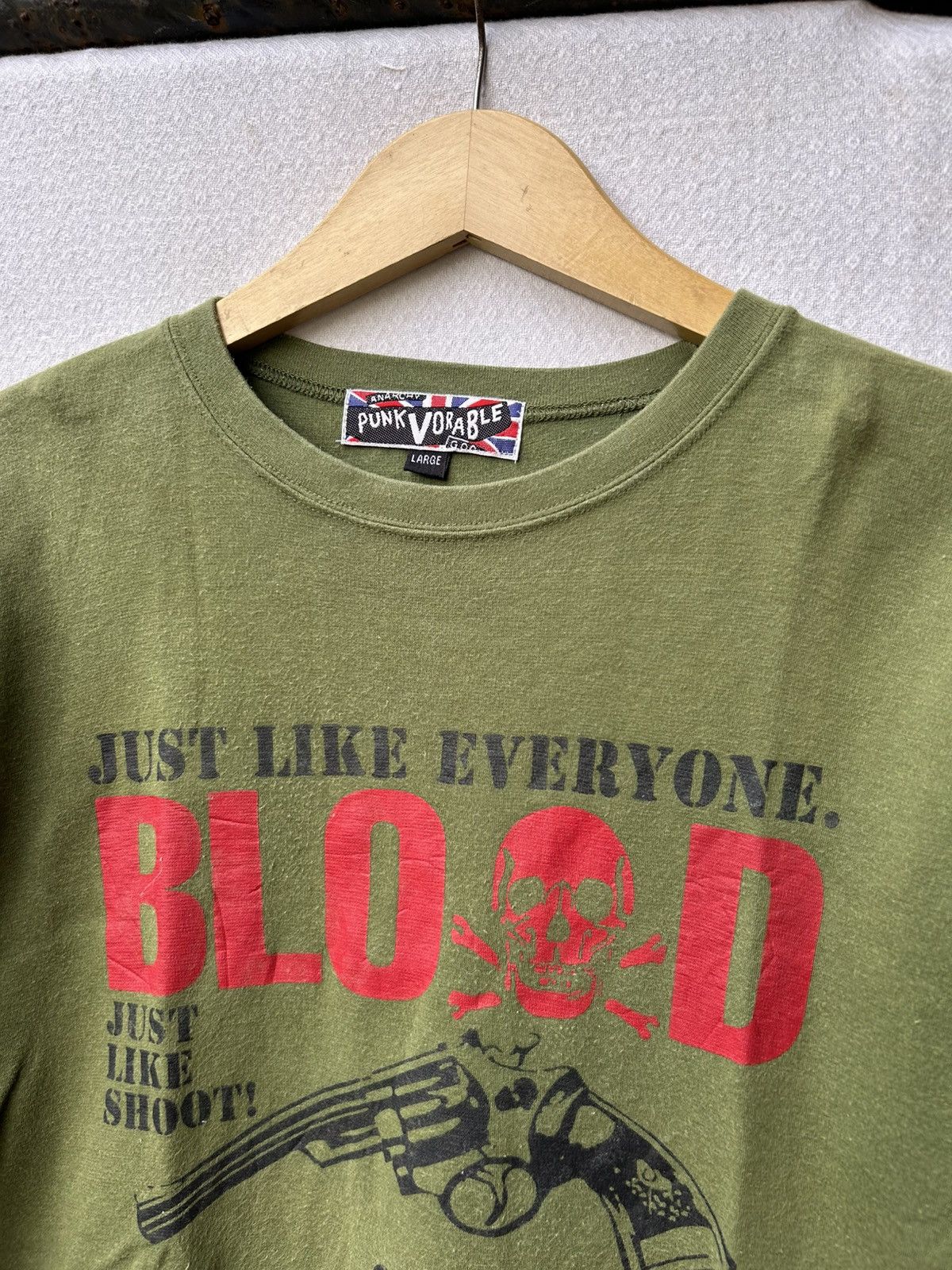 If Six Was Nine × Japanese Brand × Le Grande Bleu (L.G.B.) 💸BINDINGOFFER💸Punk Vorable Multizip Sleeve Skull Shirt Size US L / EU 52-54 / 3 - 4 Thumbnail