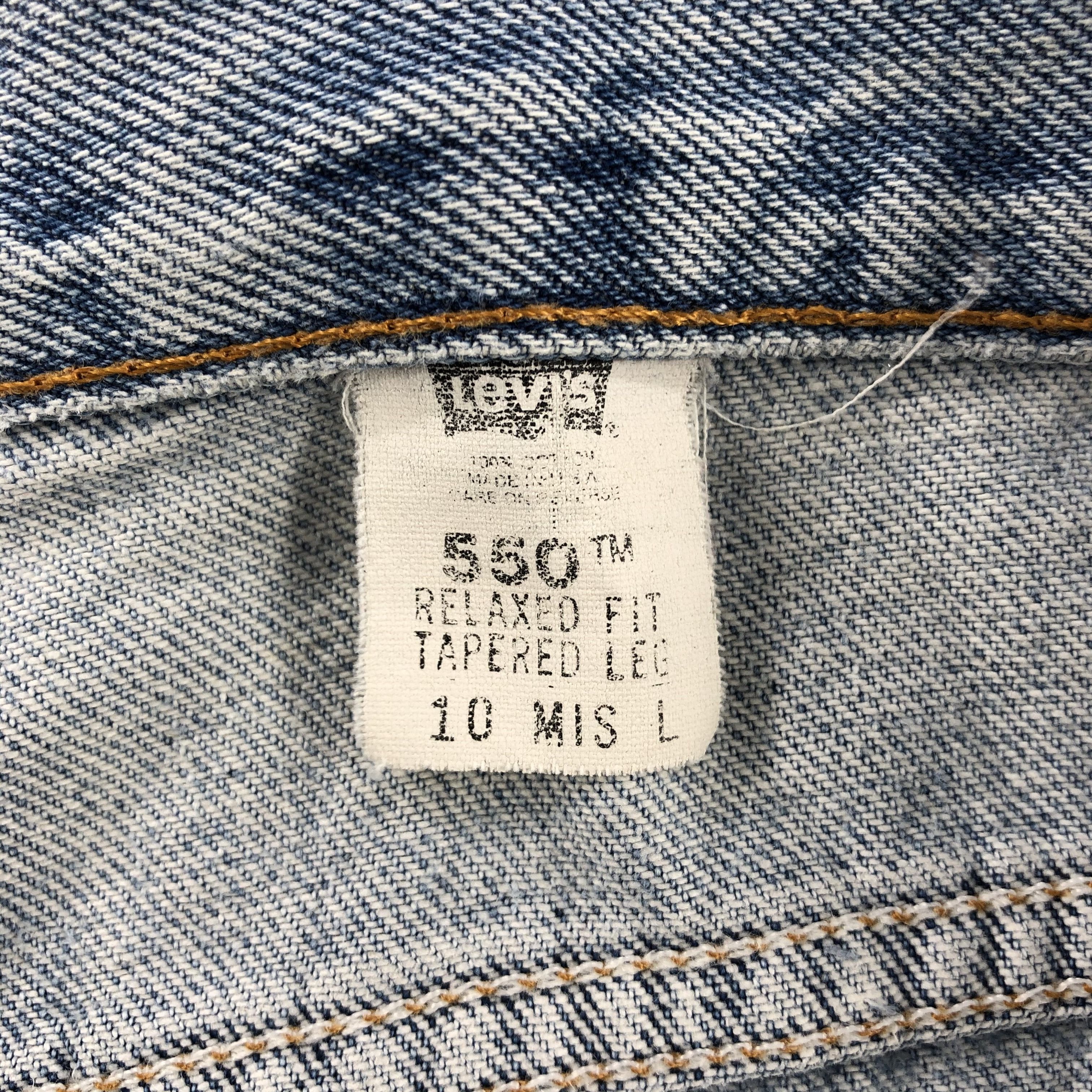 Levi's × Vintage 90s Vintage Light Wash Levis 550 Jeans-JM1705 Size US 29 - 10 Thumbnail