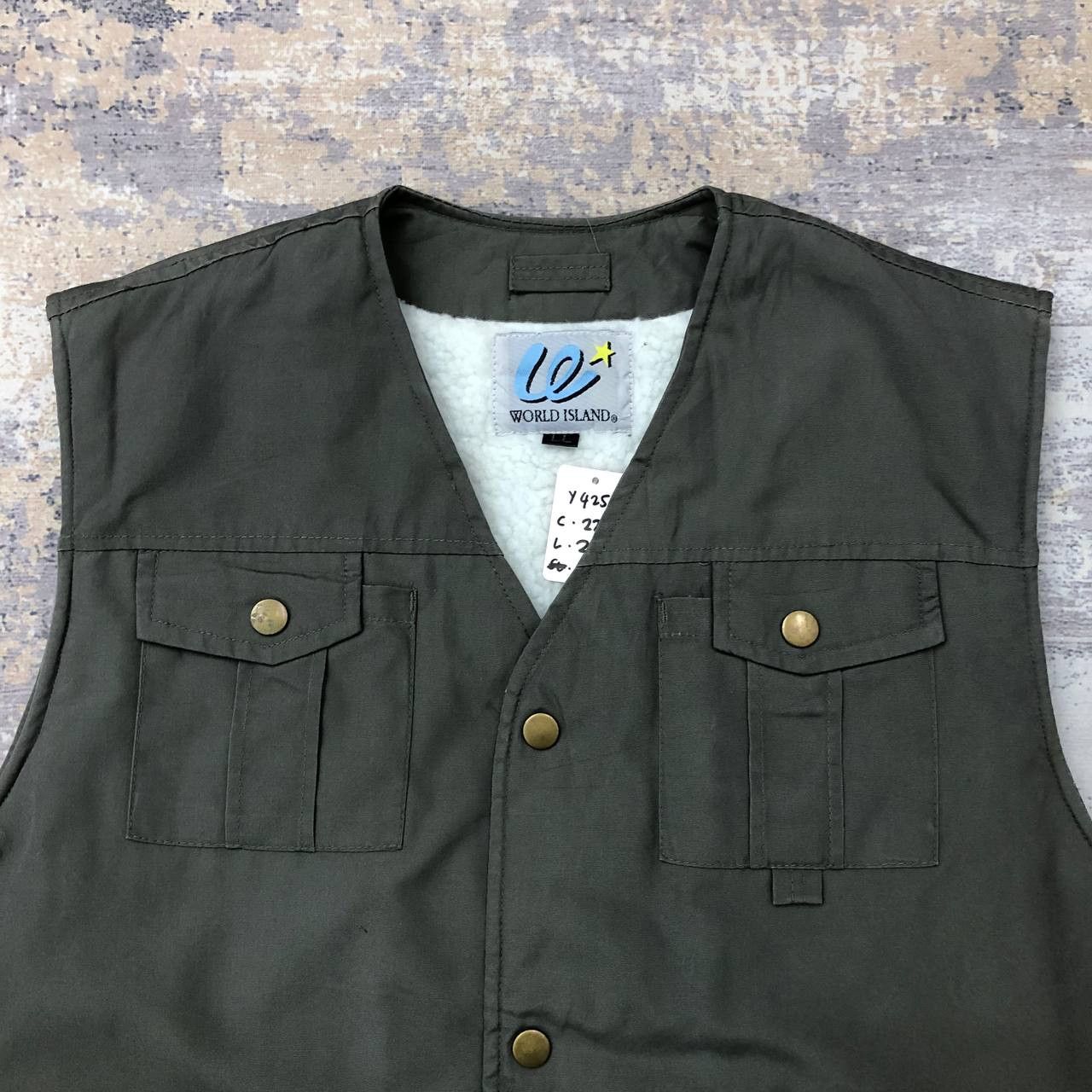 Japanese Brand × Vintage Y425 VTG WORLD ISLAND TACTICAL FLEECE VEST Size US L / EU 52-54 / 3 - 3 Thumbnail