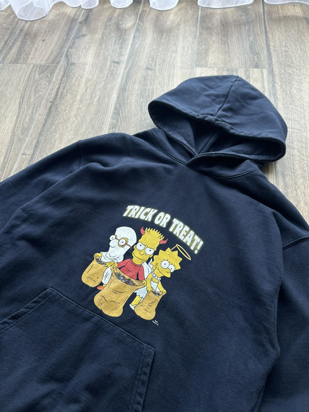 Acme Clothing × The Simpsons × Vintage Vintage The Simpsons X ADLV (Trick or treat) hoodies y2k Size US L / EU 52-54 / 3 - 3 Thumbnail