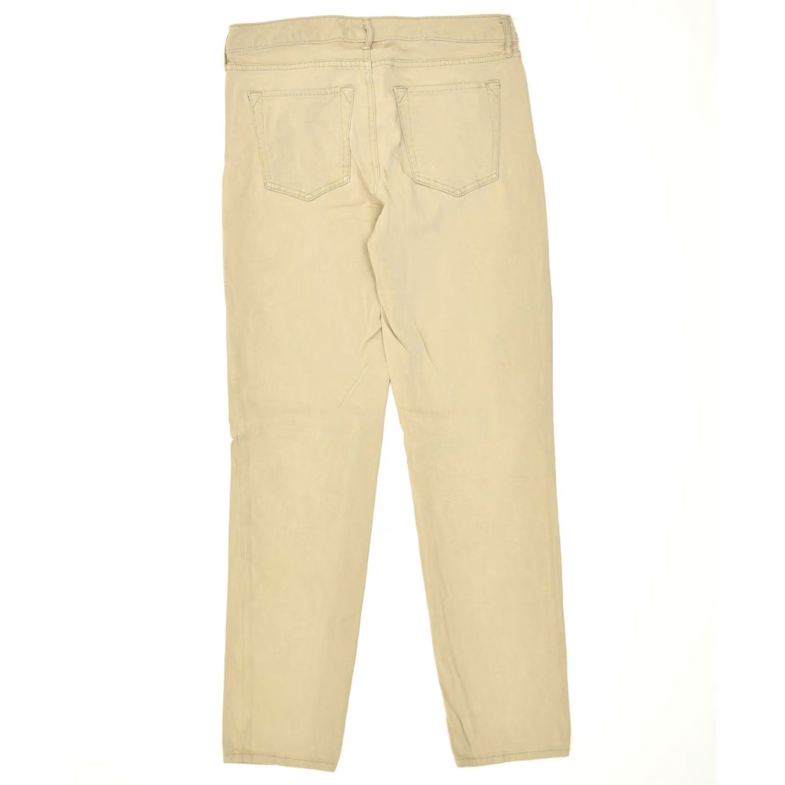 Eddie Bauer EDDIE BAUER Trousers Womens US 6 Small W30 L29 Beige Cotton Slim Casual DE10 Size 30" / US 8 / IT 44 - 2 Thumbnail