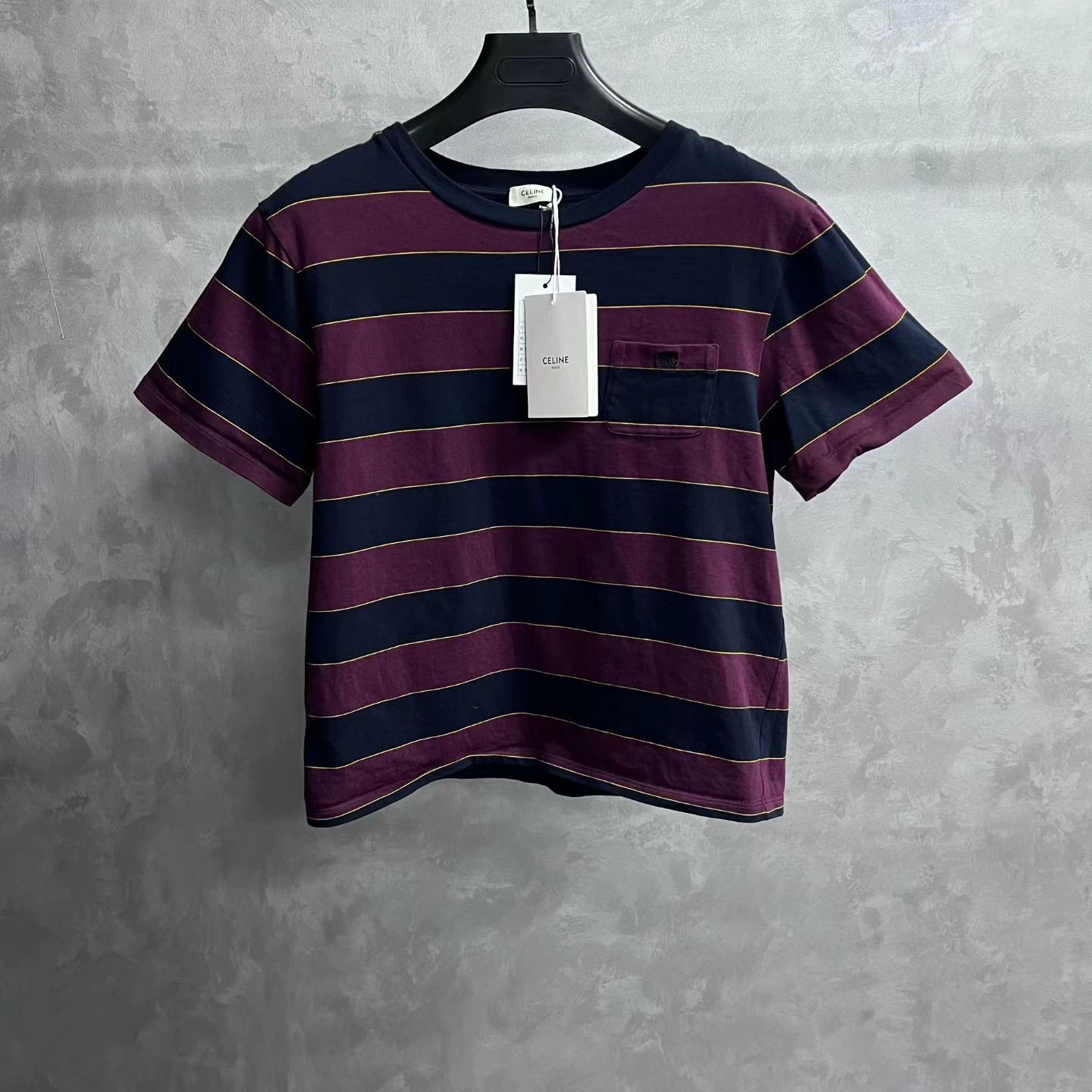 Celine Celine Striped Red T-Shirt M Women Size M / US 6-8 / IT 42-44 - 1 Thumbnail