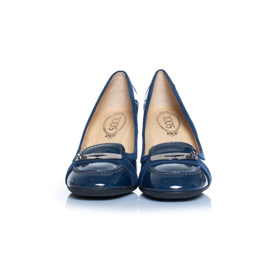 Tod's Tod’s, patent leather loafer pump Size US 8.5 / IT 38.5 - 6 Thumbnail