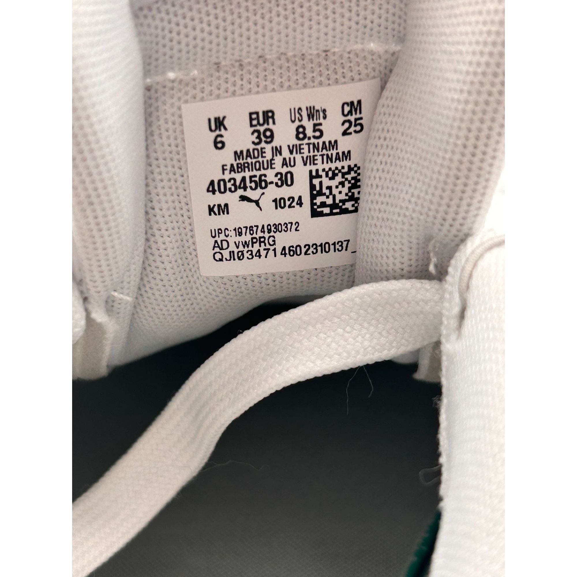 Puma Puma Court Sneaker Women US 8.5 White Leather Platform Casua Size US 8.5 / IT 38.5 - 7 Thumbnail