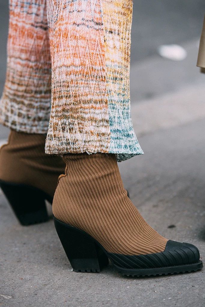 Chloe Chloe 2019 Paris FW Logo Sock Boot Women's Size US 7.5 / IT 37.5 - 9 Thumbnail