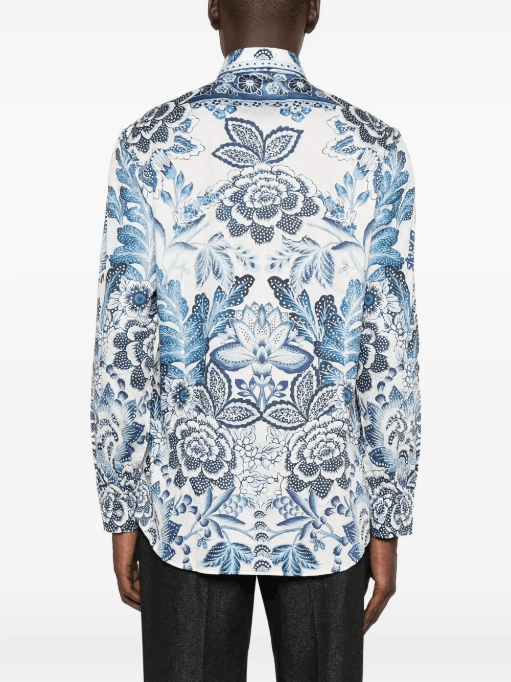 Other Print Long-Sleeve Cotton Shirt – Classic & Versatile Style Size US M / EU 48-50 / 2 - 4 Thumbnail