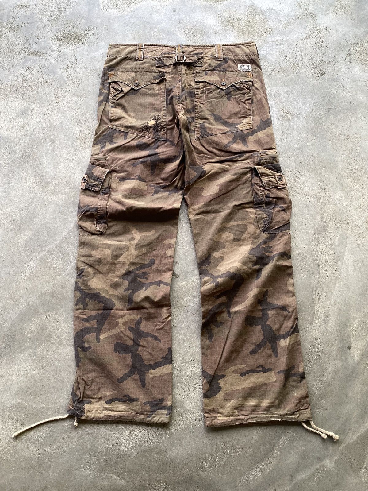 If Six Was Nine × Japanese Brand Scotch & Soda Multipocket Cargo Pants Size US 34 / EU 50 - 1 Thumbnail