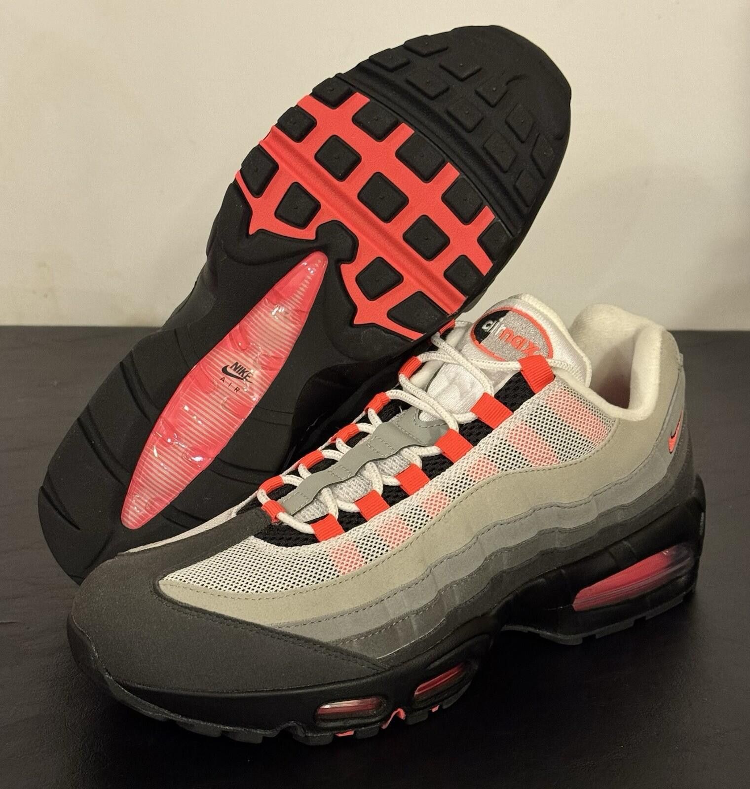 Nike Size 11.5 - Nike Air Max 95 Big Bubble - Solar Red Size US 11.5 / EU 44-45 - 6 Thumbnail