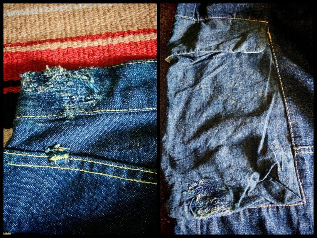Japanese Brand Rare Yen Jeans Japan Workwear Cargo Denim Size US 30 / EU 46 - 10 Thumbnail