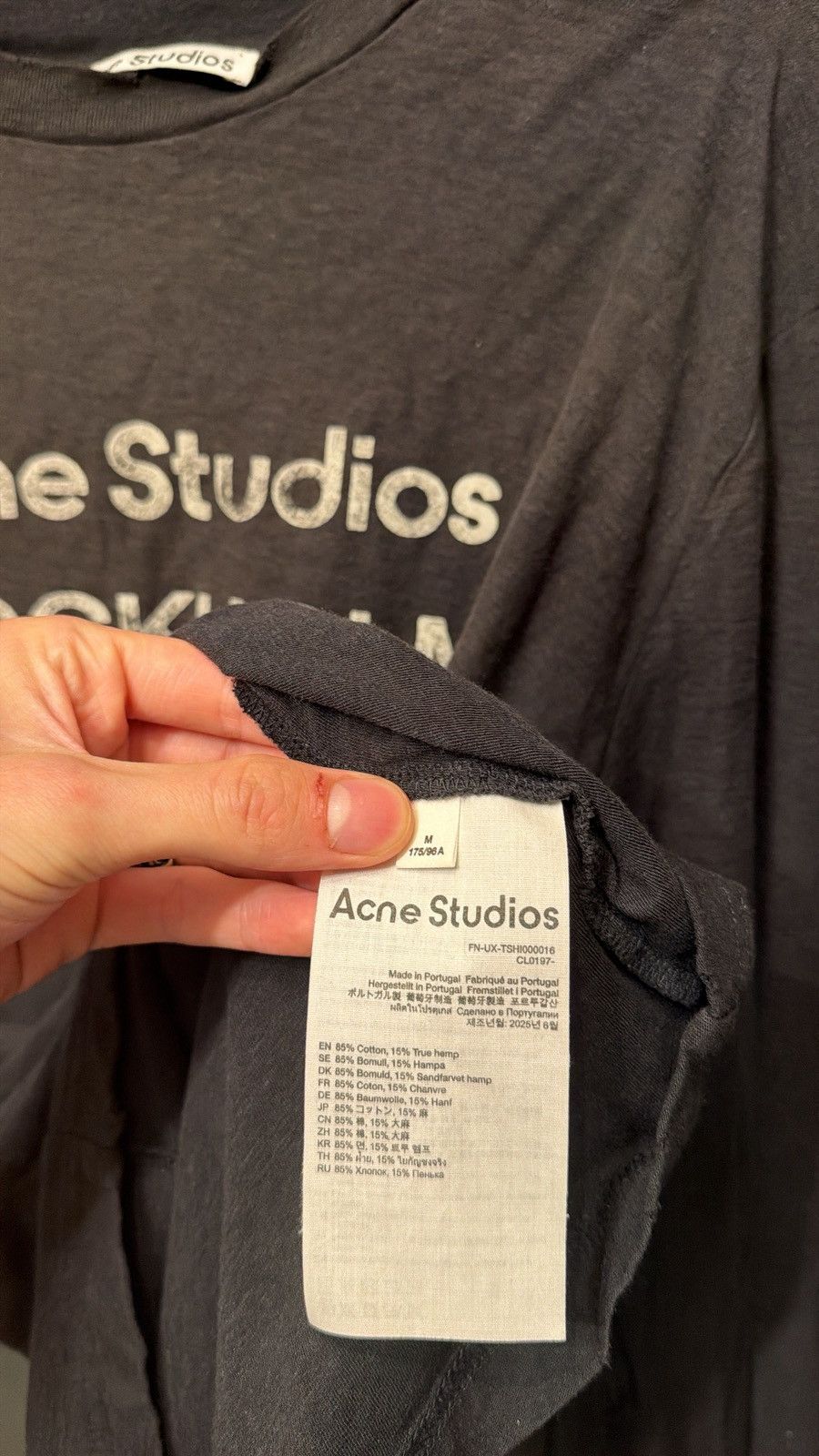 Acne Studios ACNE STUDIOS 1996 STOCKHOLM TEE Size US M / EU 48-50 / 2 - 5 Thumbnail