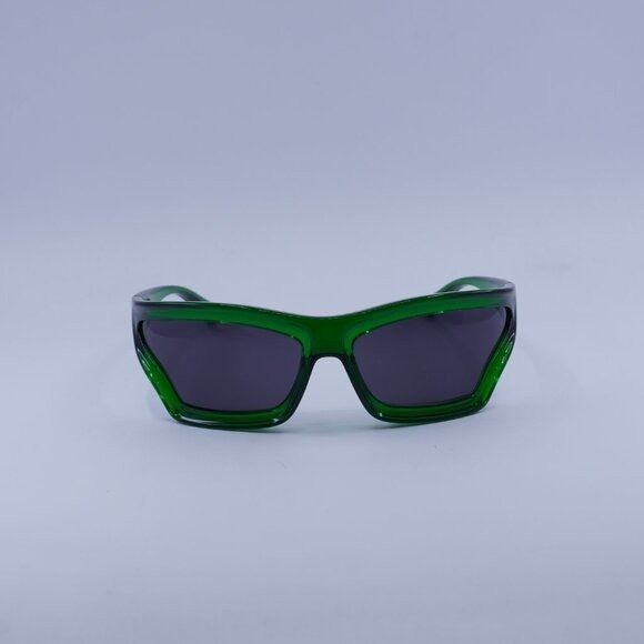 Loewe Loewe LW40143U 98A Sunglasses Transparent Dark Green Shield Size ONE SIZE - 2 Thumbnail