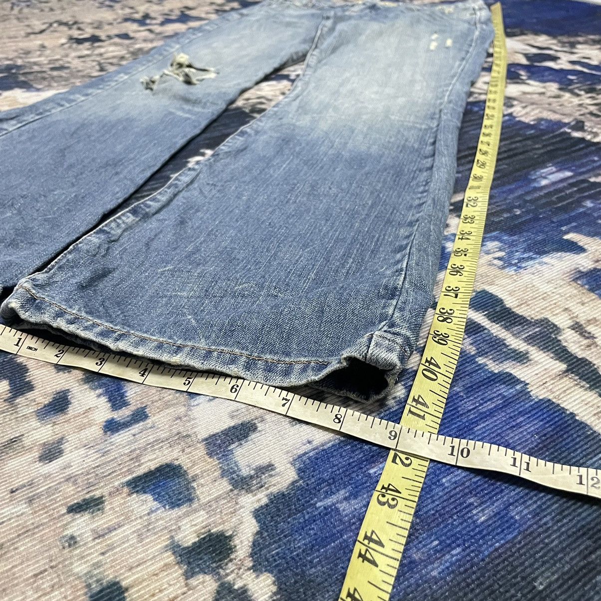 Abercrombie & Fitch Y2k flare abercrombie & fitch Punk Distressed Jeans Size 29" - 25 Thumbnail