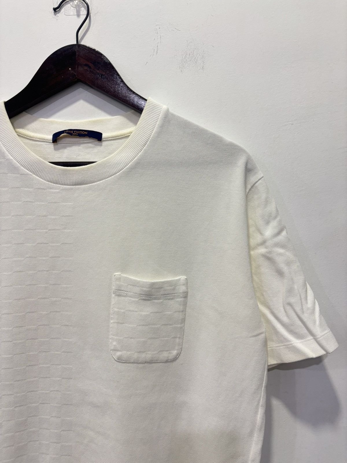 Louis Vuitton LOUIS VUITTON Damier Pocket Tshirt Size US L / EU 52-54 / 3 - 2 Thumbnail