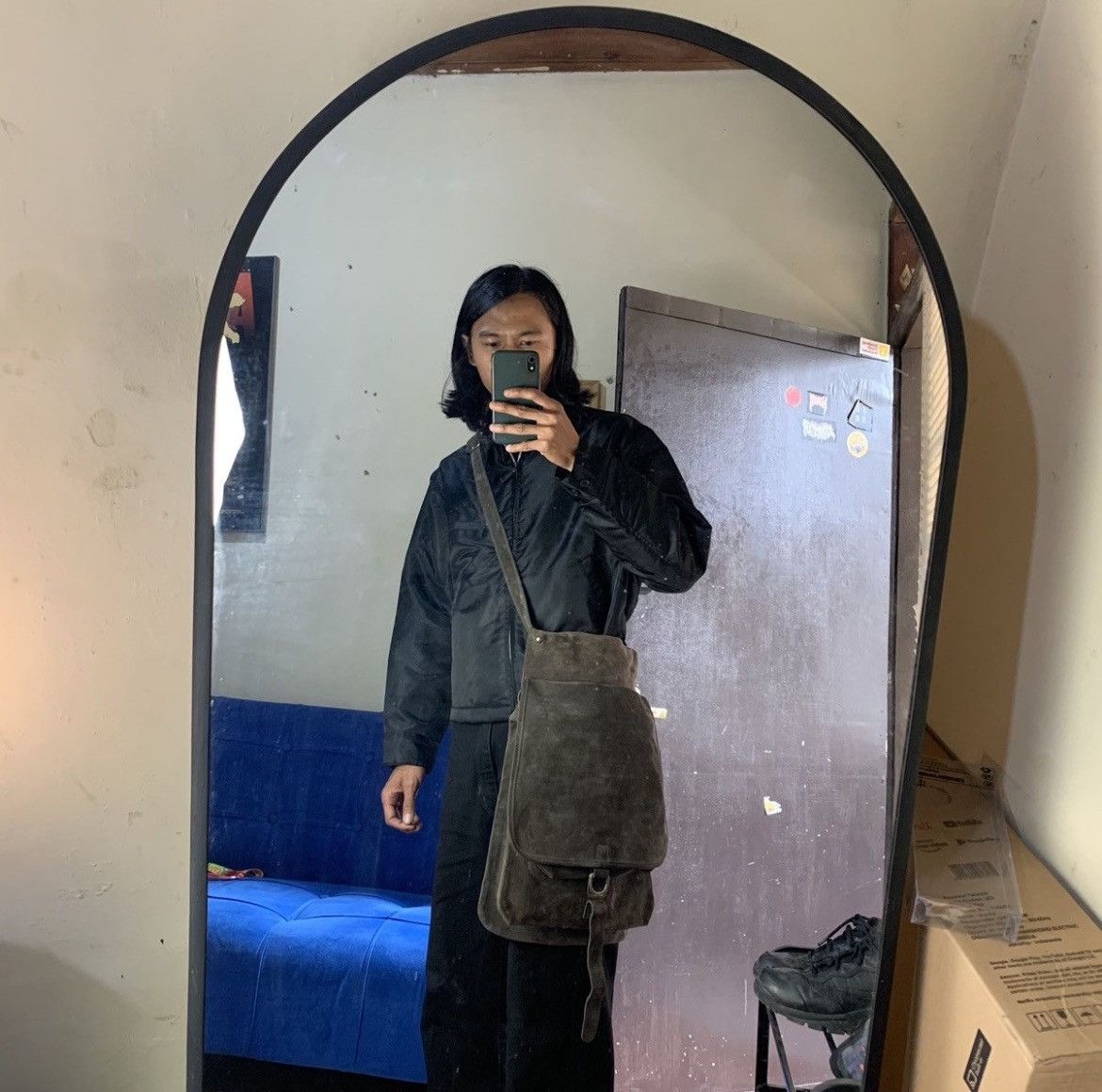 Maison Margiela Very rare archive maison margiela suede leather shoulder bag Size ONE SIZE - 12 Thumbnail