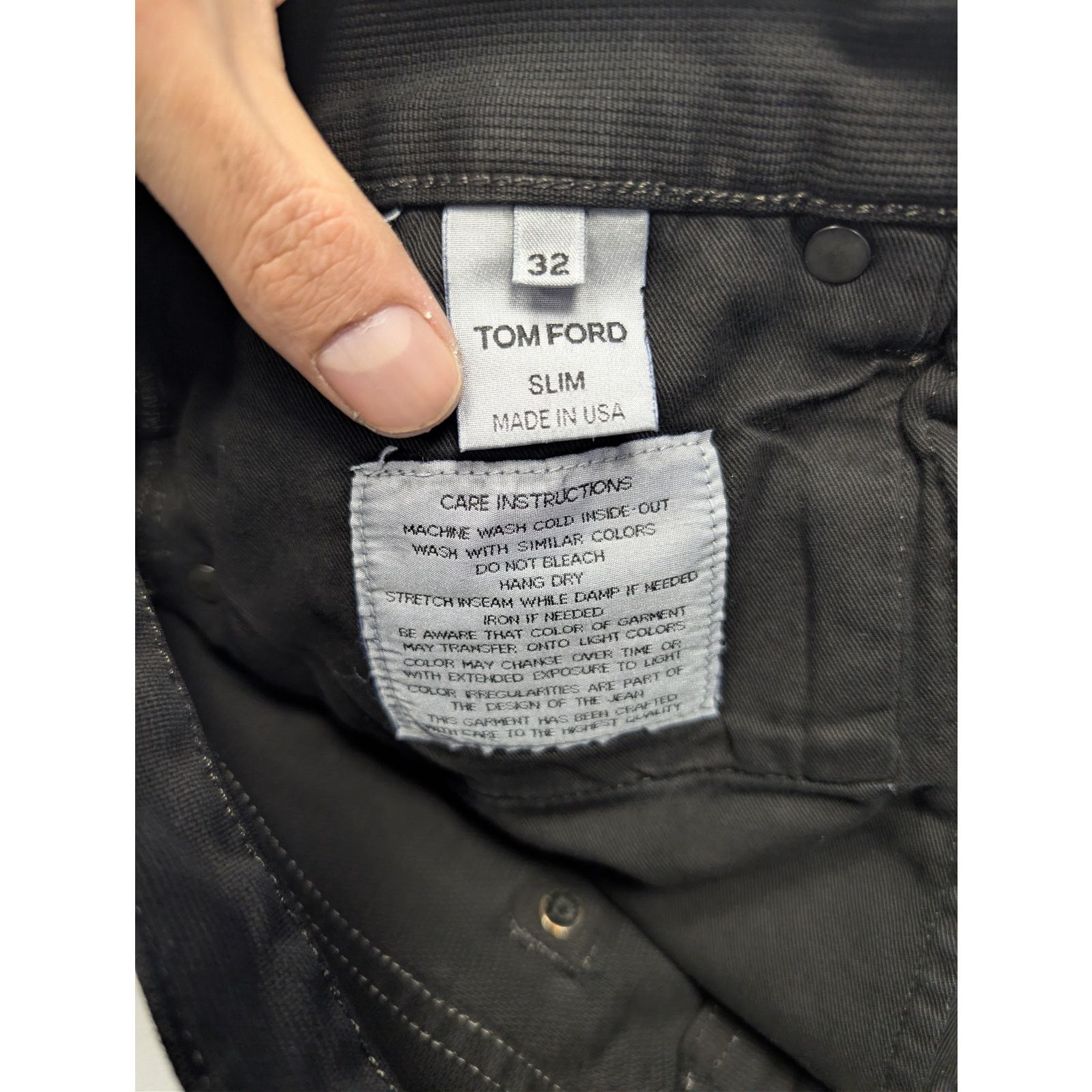 Tom Ford o1rshd1 Q:3 / Slim Jeans in Black Size US 32 / EU 48 - 16 Thumbnail