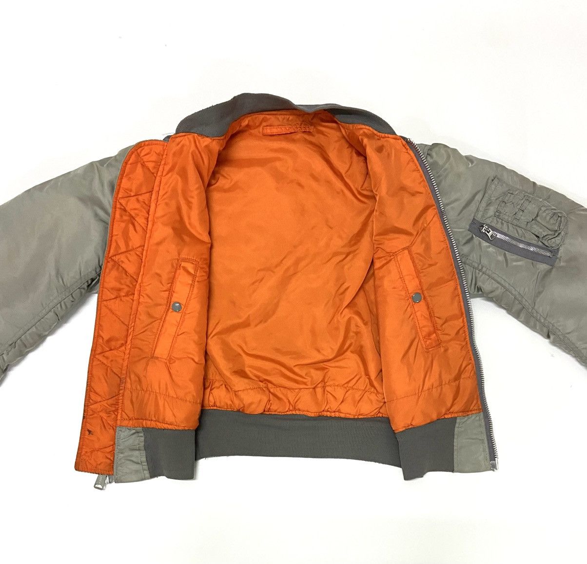Alpha Industries × Vintage VINTAGE ALPHA INDUSTRIES USA BOMBER JACKET Size US M / EU 48-50 / 2 - 7 Thumbnail