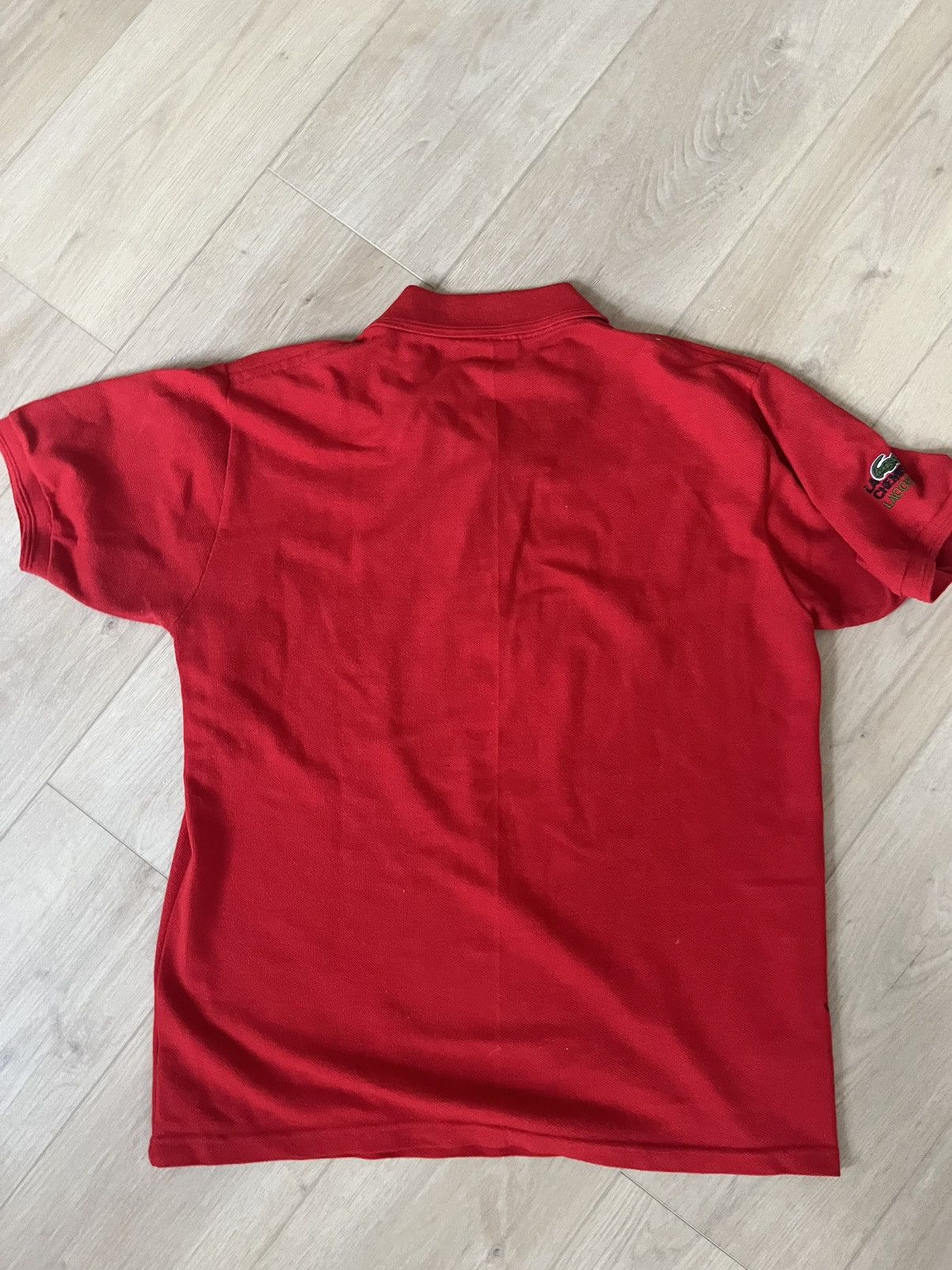 Lacoste RARE CHEMISE LACOSTE RED POLO Size US XL / EU 56 / 4 - 5 Thumbnail