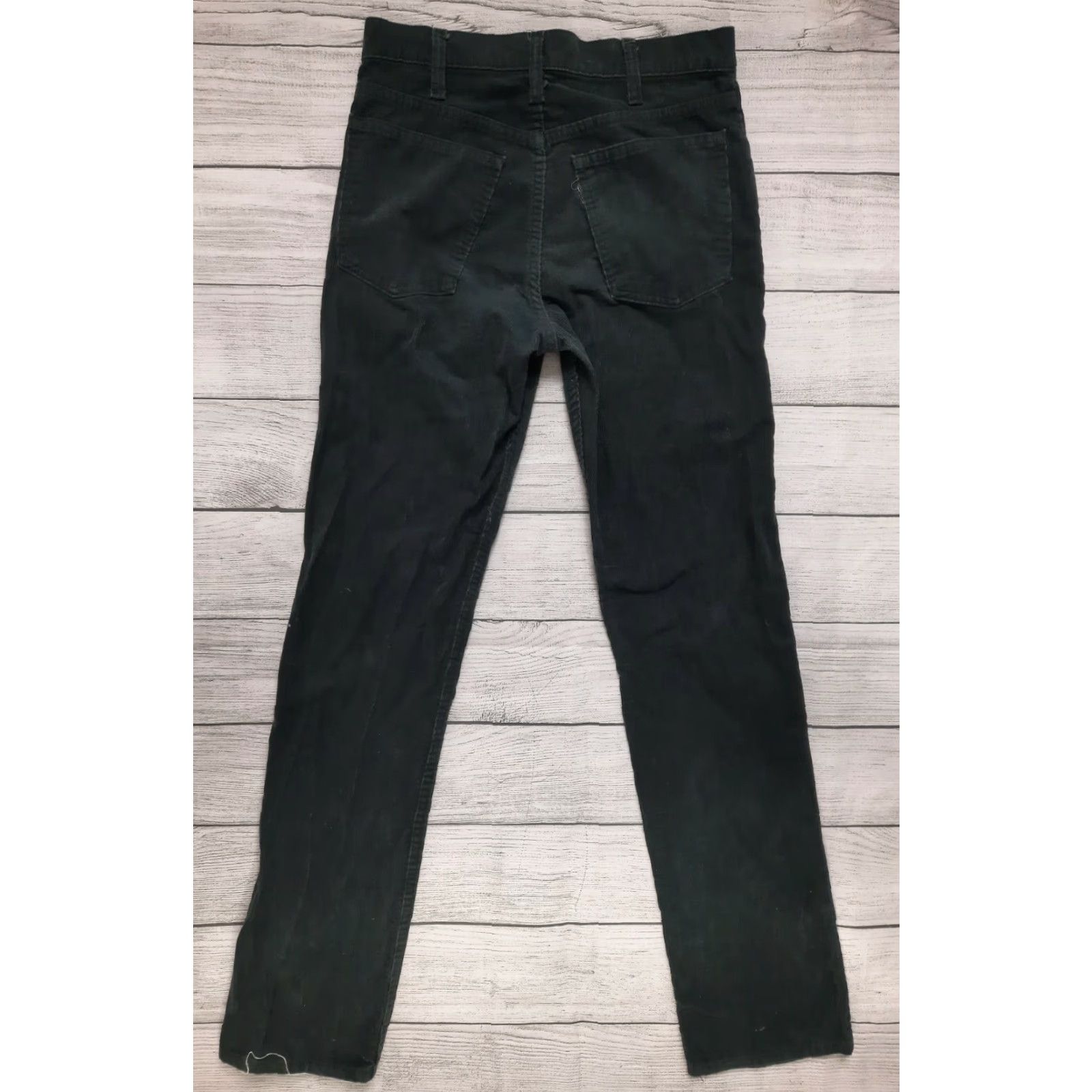 Levi's VINTAGE Levi's Corduroy Pants Shirt? Women 29 Waist 31 Inseam High Rise Green 70s Levi's Corduroy Bootcut Pants 8 29x31 Size 29" - 2 Thumbnail