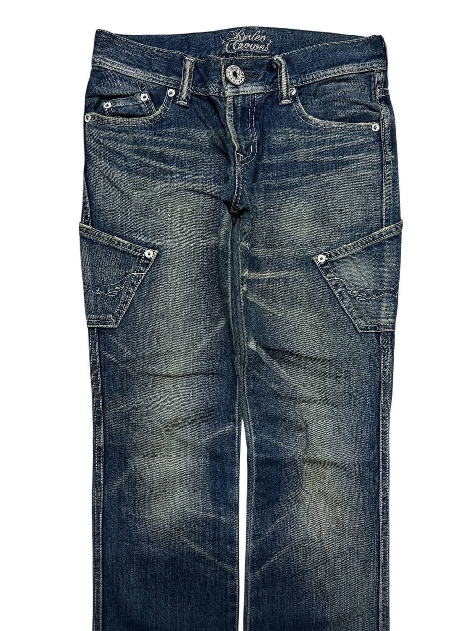 Seditionaries 💥Rare💥Vintage Rodeo Crowns Mudwash Distressed Cargo pocket Size US 28 / EU 44 - 4 Thumbnail