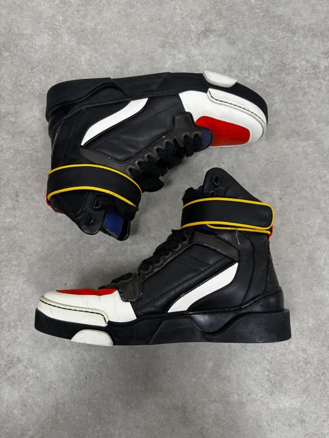 Givenchy AW2014 Givenchy Tyson Multicolor High Leather Sneakers by Riccardo Tisci Size US 9 / EU 42 - 3 Thumbnail