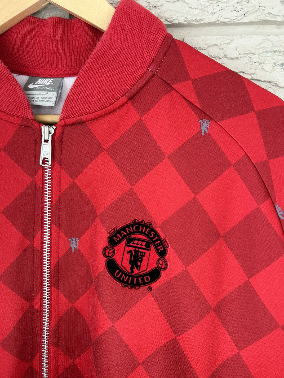 Nike Vintage Nike 2009 Manchester United Track Jacket Size US L / EU 52-54 / 3 - 5 Thumbnail