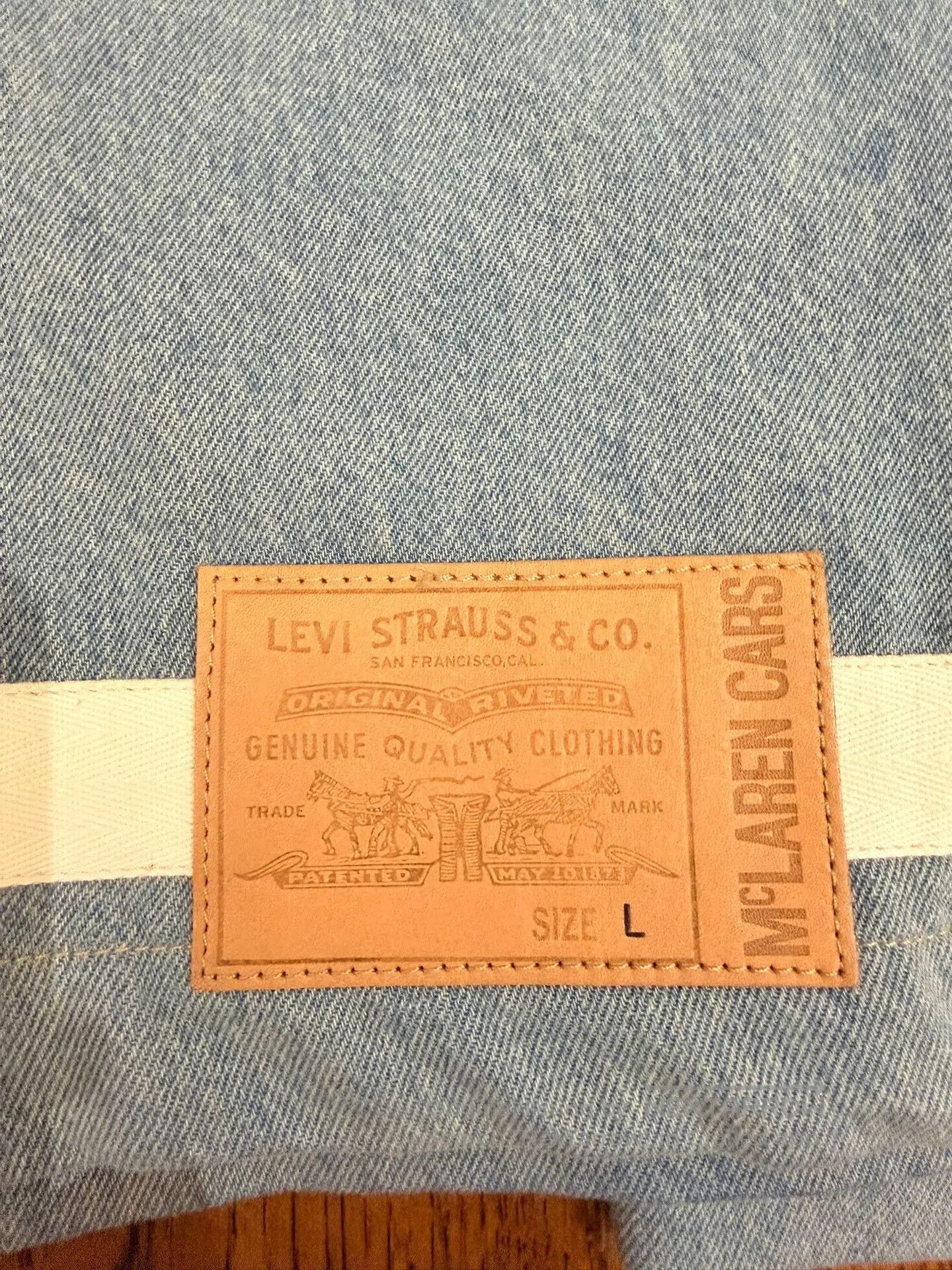 Levi's Levis McLaren Racing Denim Jacket. Size US L / EU 52-54 / 3 - 3 Thumbnail