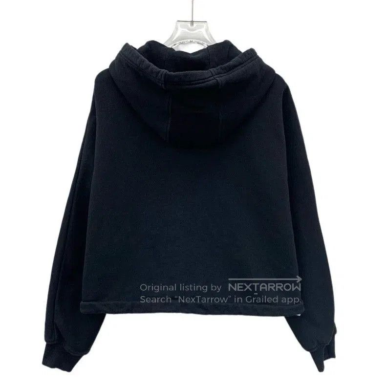 Prada Prada Black Triangle Logo Zip Hoodie. Size US XS / EU 42 / 0 - 2 Thumbnail