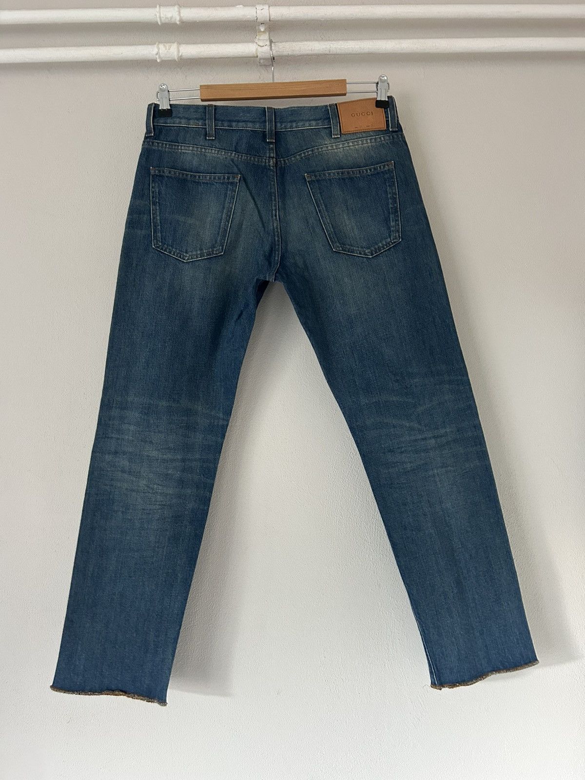 Gucci Gucci Denim Jeans with Snake & Flower Embroidery Size US 34 / EU 50 - 7 Thumbnail