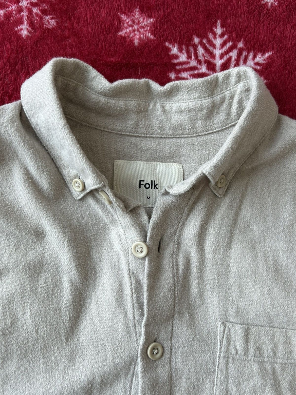 Folk Vintage flannel shirt Folk medium beige Size US M / EU 48-50 / 2 - 3 Thumbnail