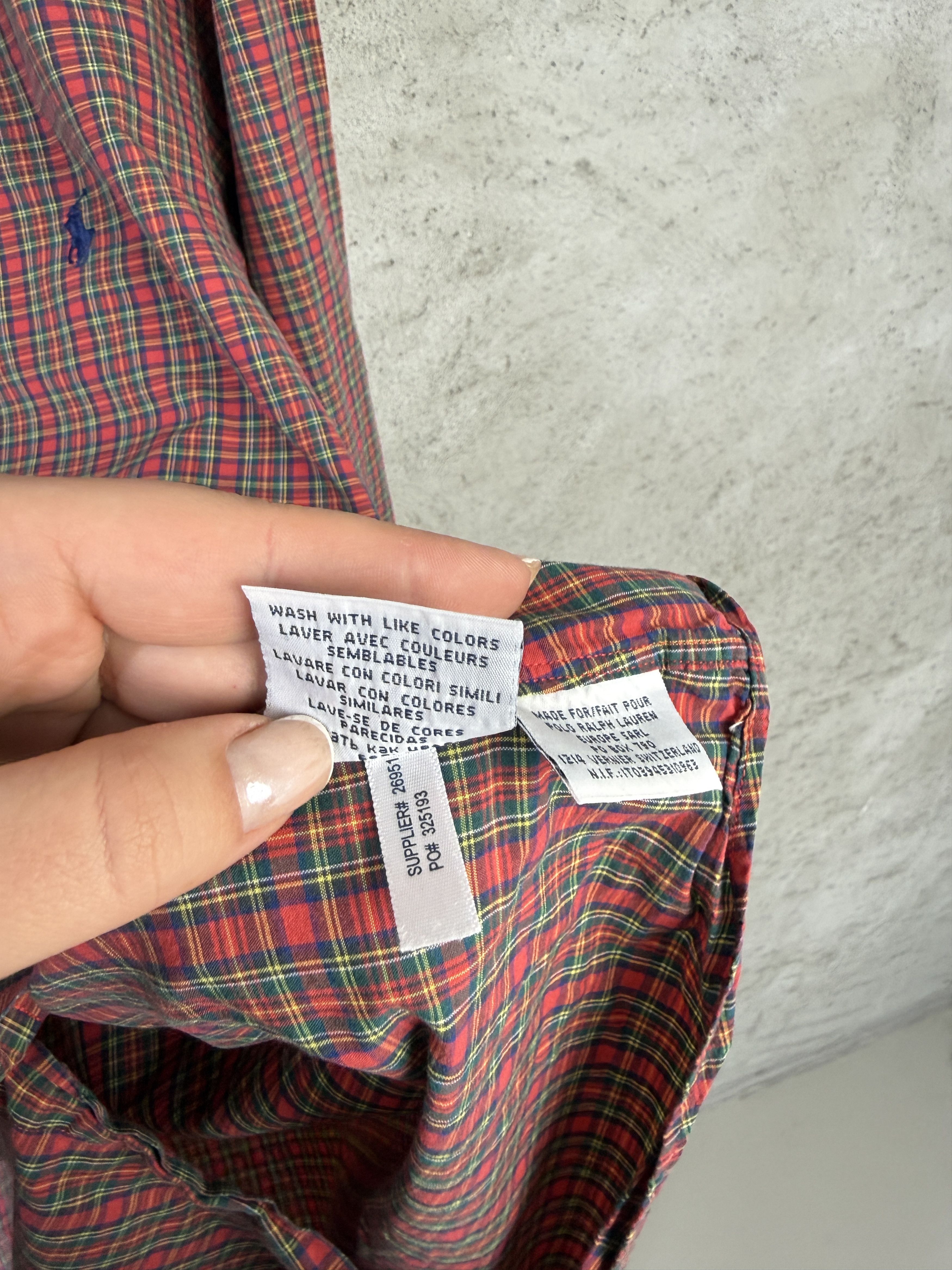 Polo Ralph Lauren Polo Ralph Lauren checked shirt button ups casual Size US XL / EU 56 / 4 - 5 Thumbnail