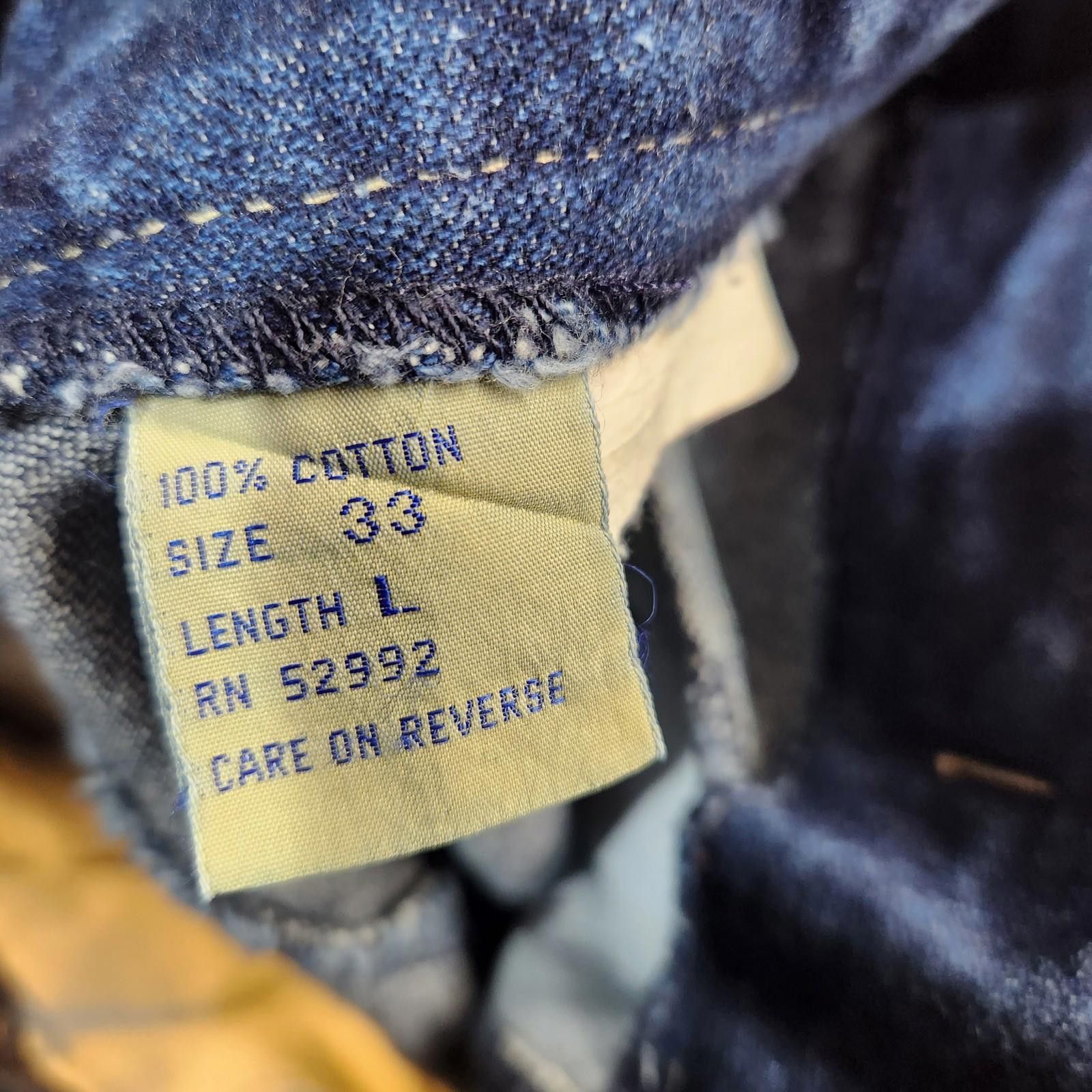 Jordache Vintage Jordache Jeans Style 1923-00 Size 33 Waist Long Size 33" - 9 Thumbnail
