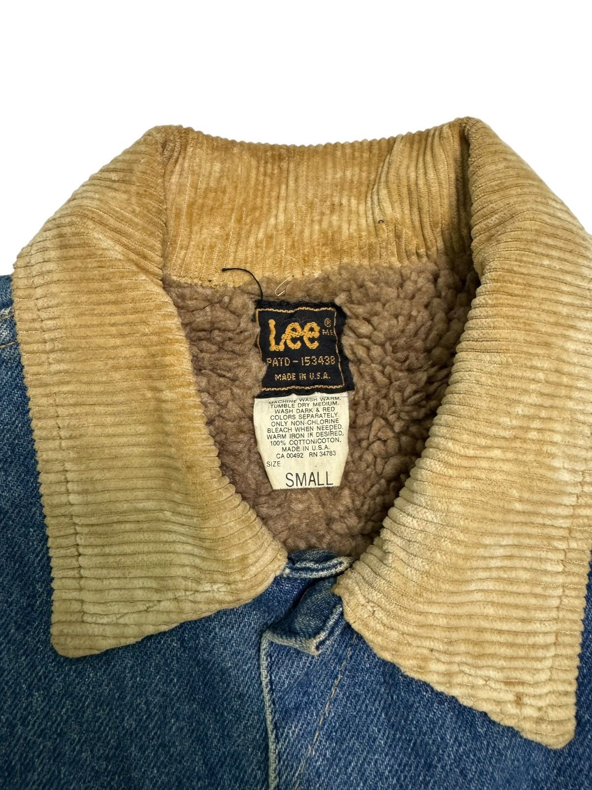 Lee Vintage Distressed Lee Raiders Sherpa Denim Jacket Size US S / EU 44-46 / 1 - 16 Thumbnail