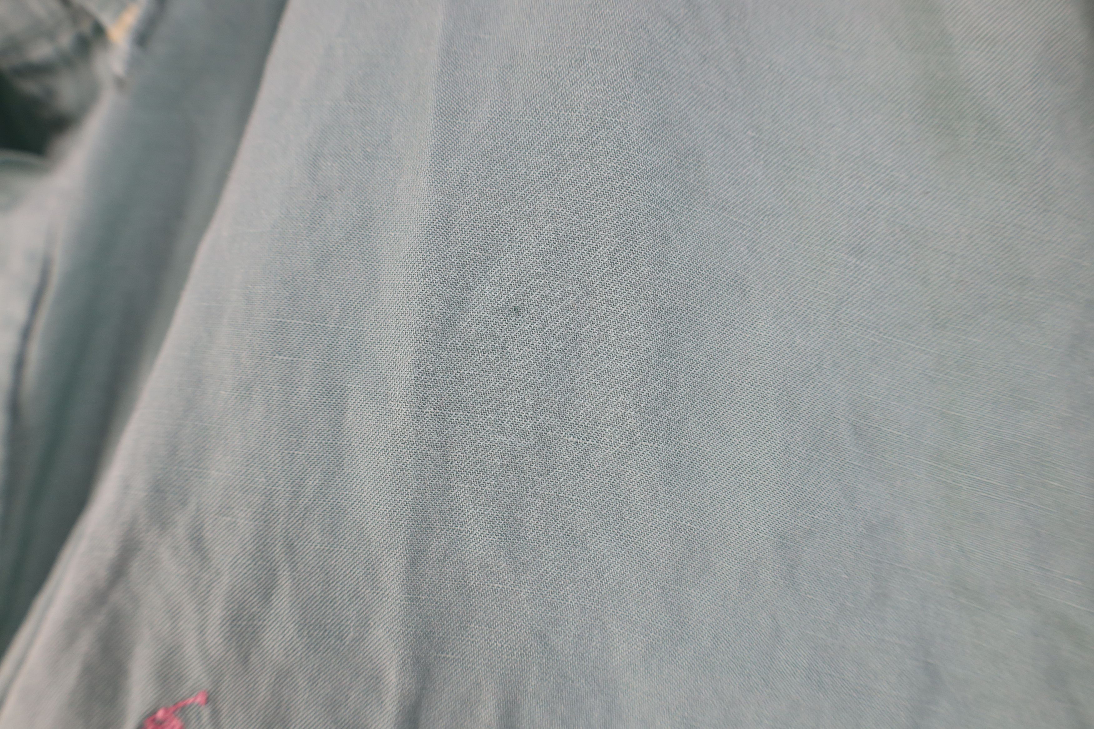 Vintage 90s Ralph Lauren Linen Collared Button Down Shirt