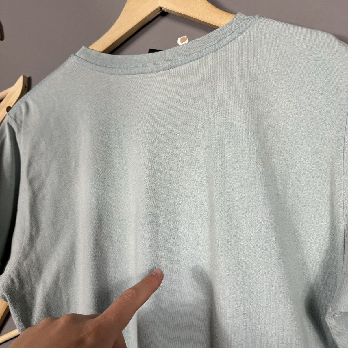 Nike × Vintage Vintage Nike Central Logo T-shirt Size L / US 10 / IT 46 - 10 Thumbnail