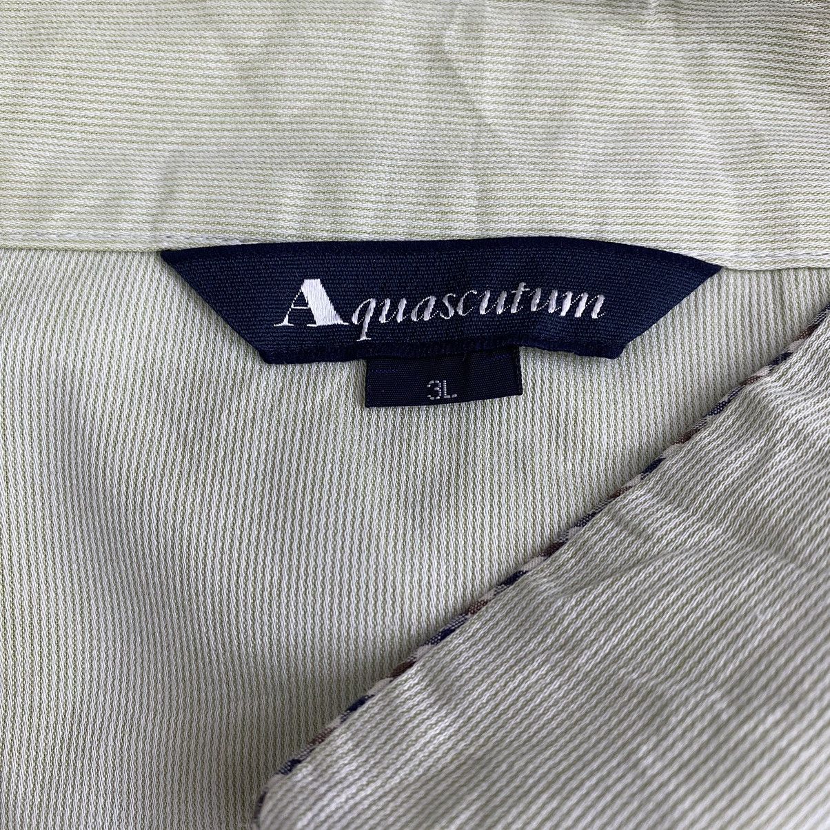 Aquascutum Vintage AQUASCUTUM British Brand Button Up Casual Long Size US XXL / EU 58 / 5 - 3 Thumbnail